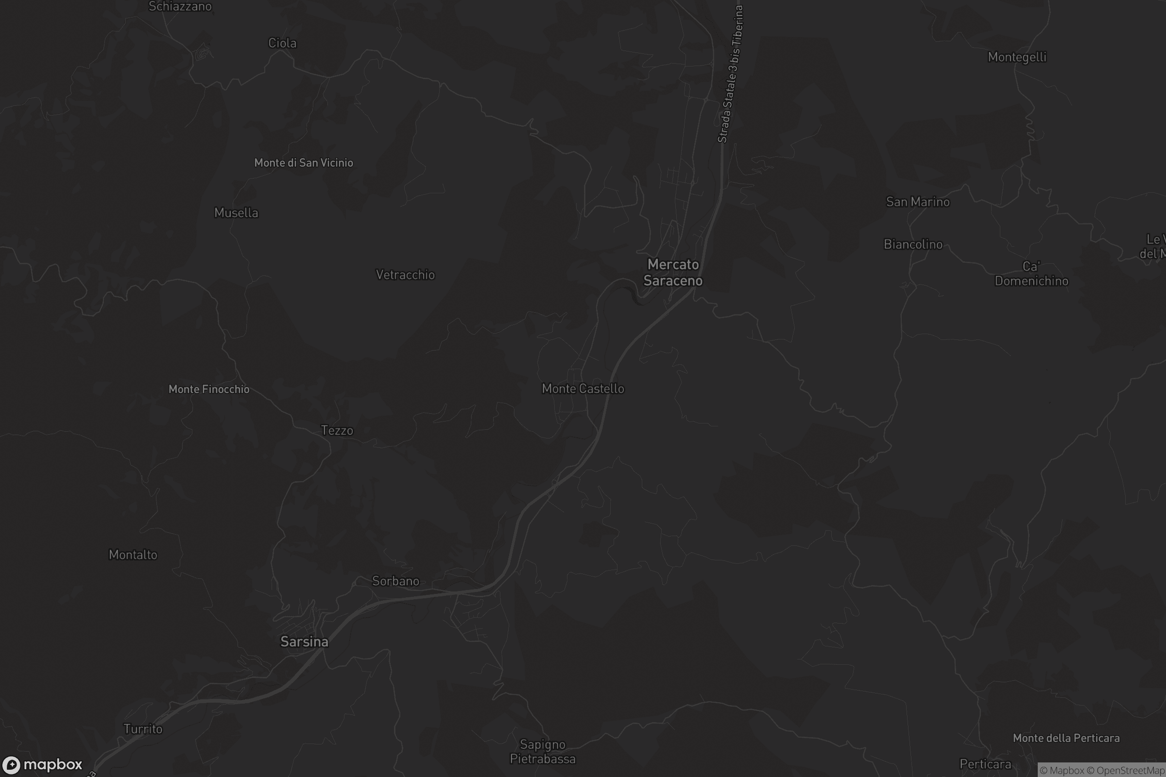 Mappa di Monte Castello