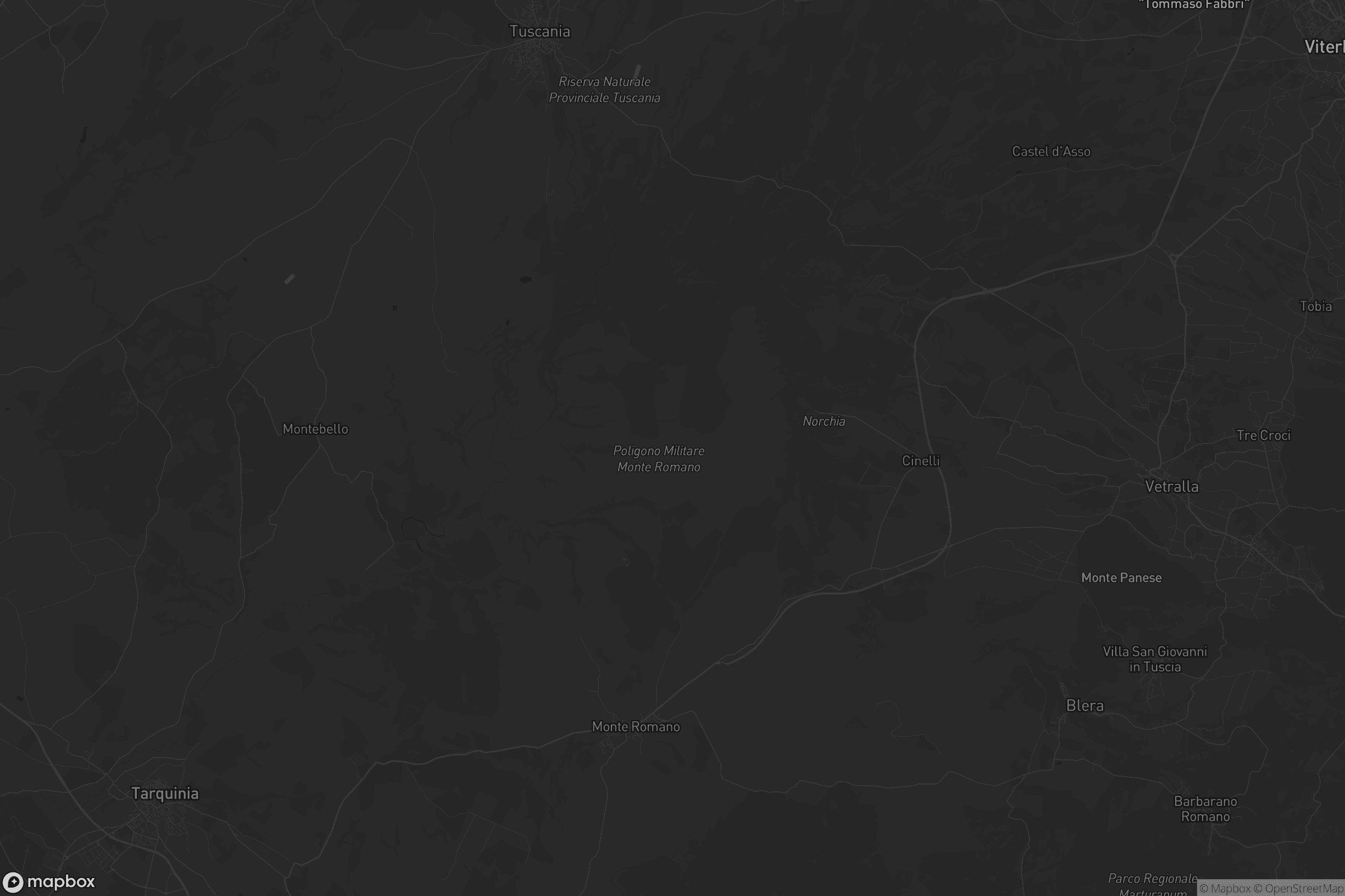 Mappa di Monte Romano