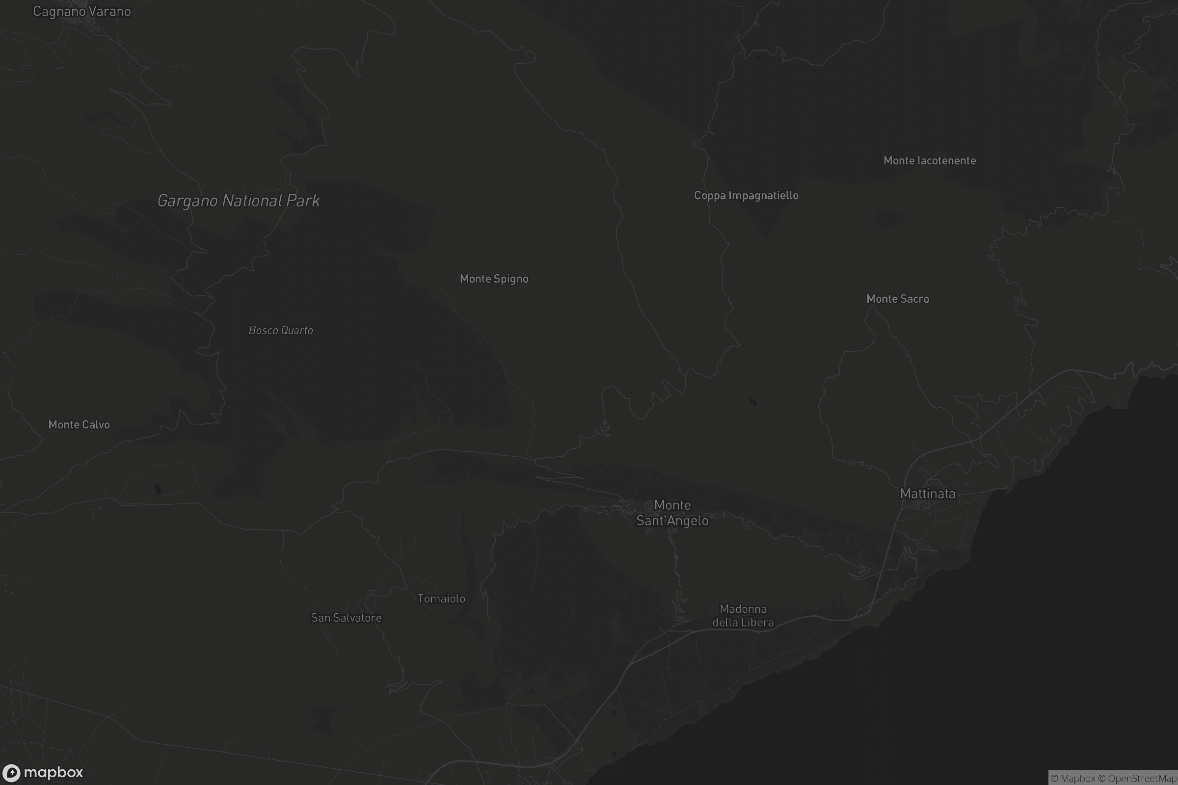 Mappa di Monte Sant'Angelo