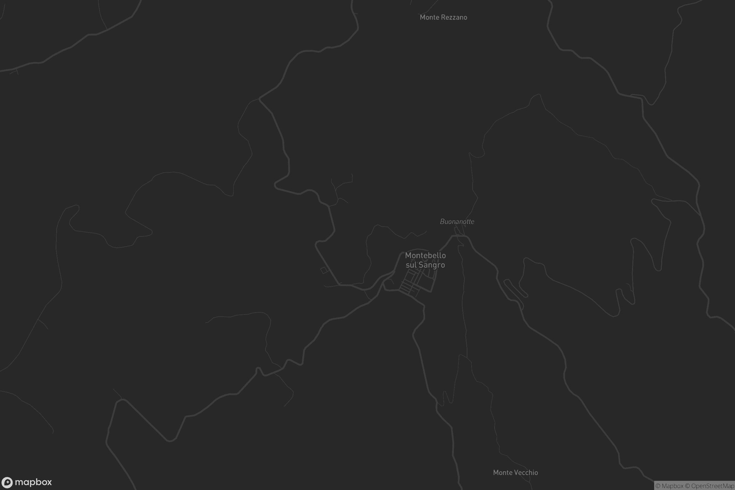 Mappa di Montebello sul Sangro