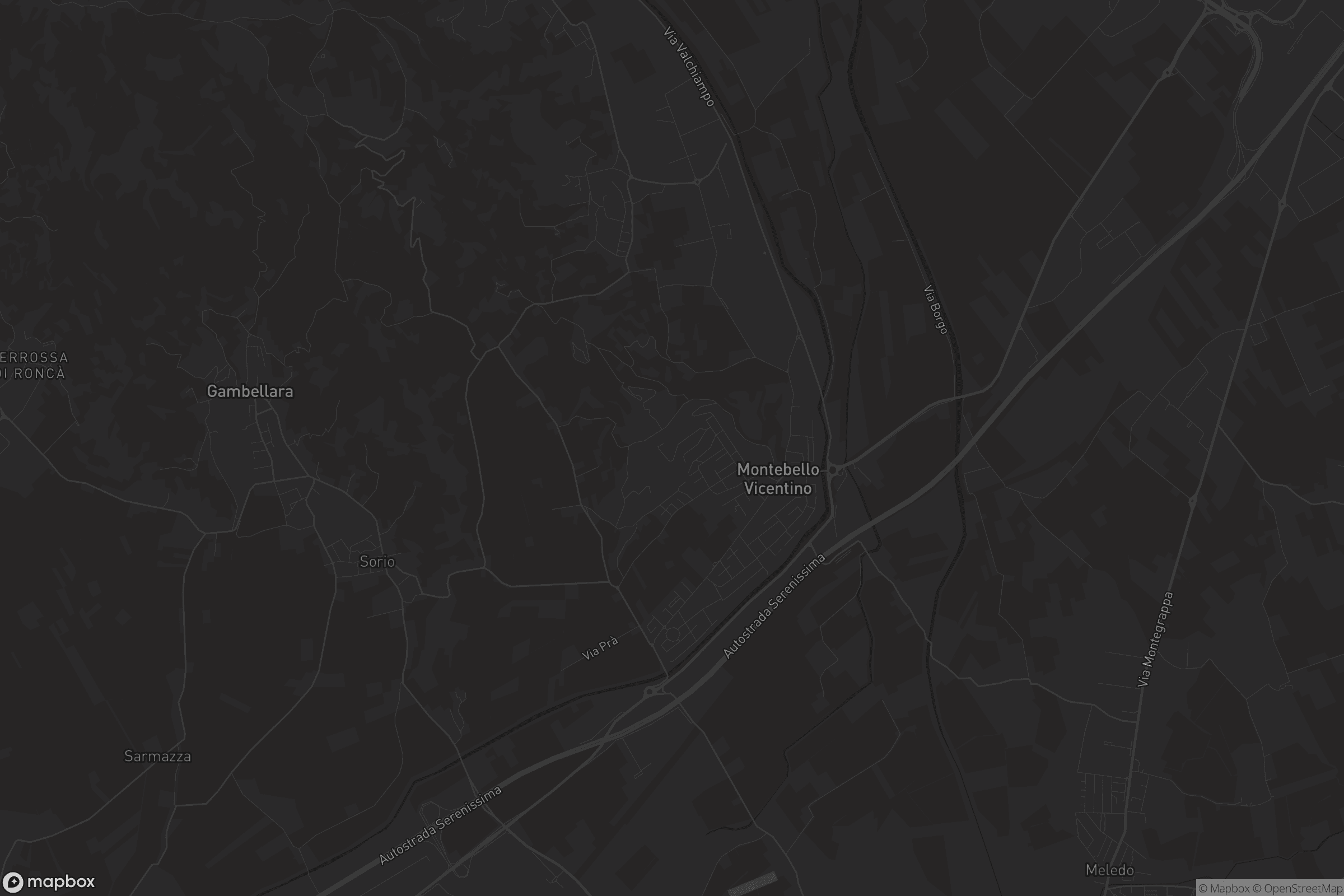 Mappa di Montebello Vicentino