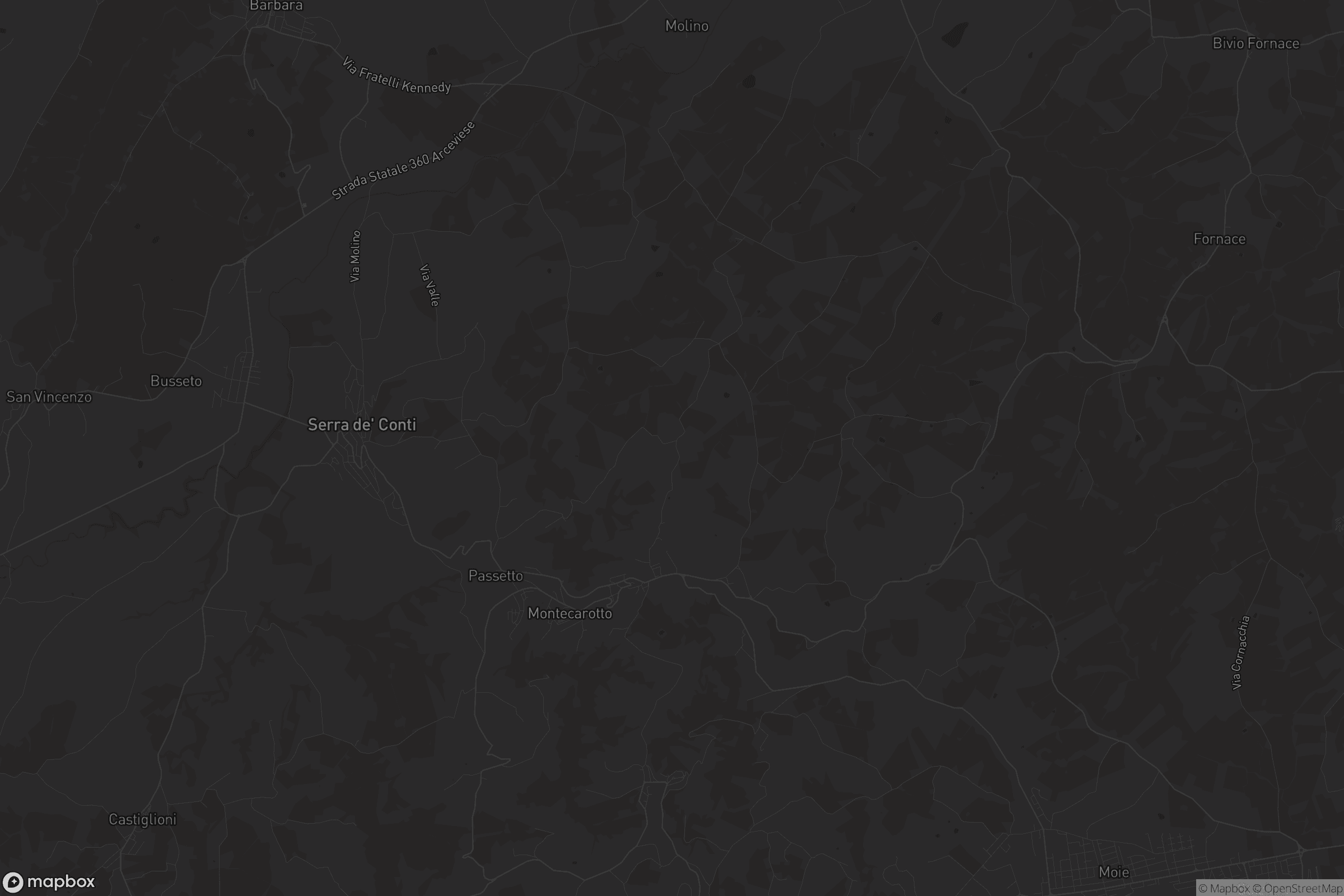 Mappa di Montecarotto