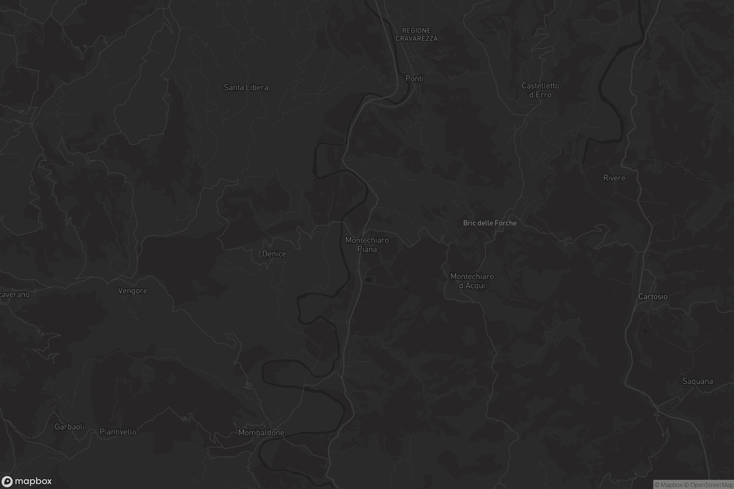 Mappa di Montechiaro Piana