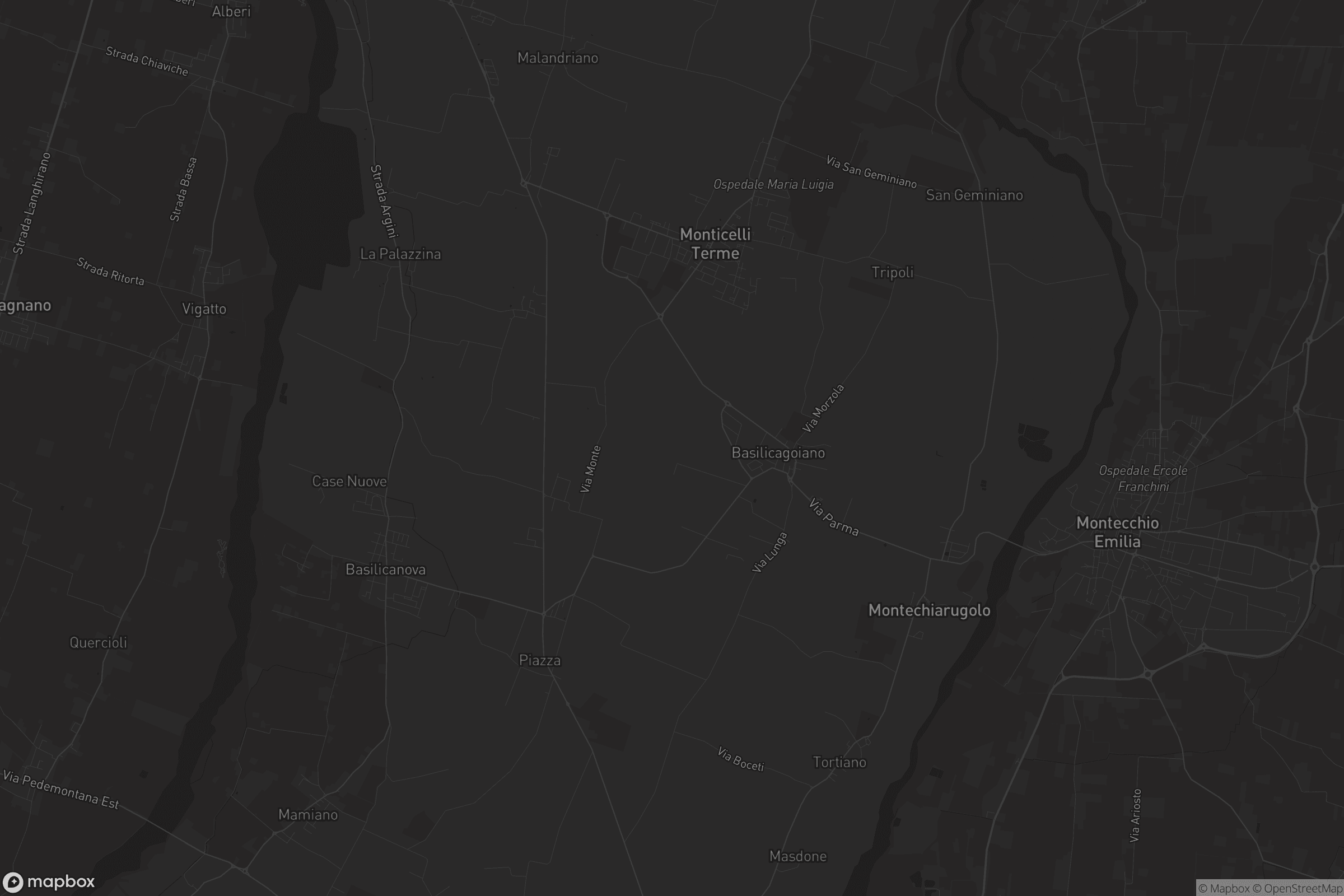 Mappa di Montechiarugolo