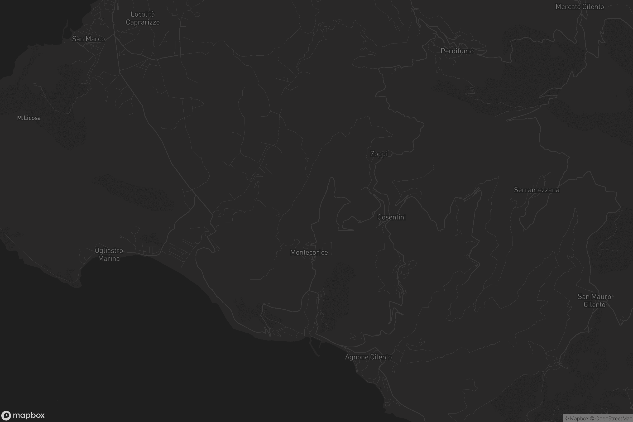 Mappa di Montecorice