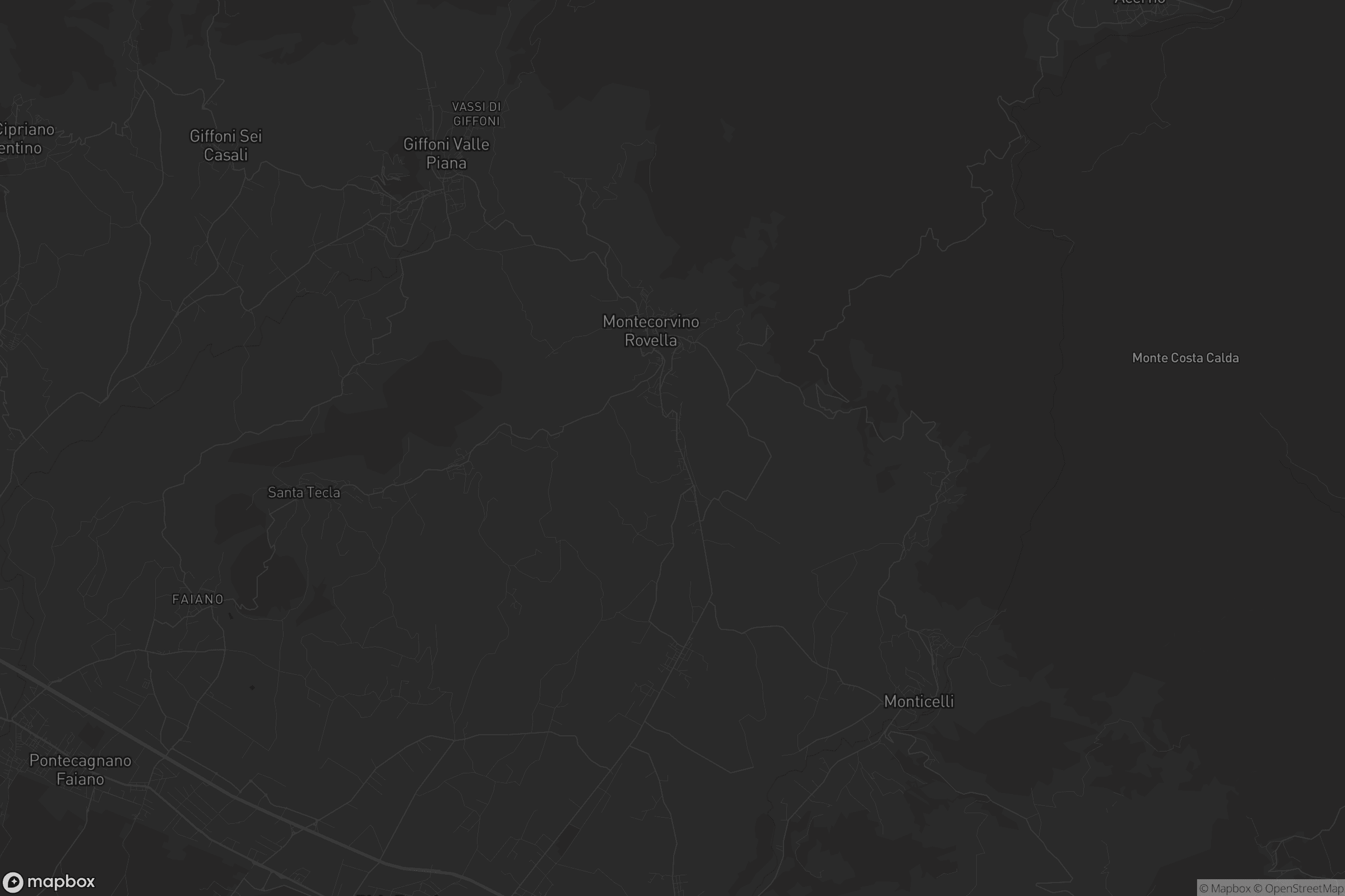 Mappa di Montecorvino Rovella