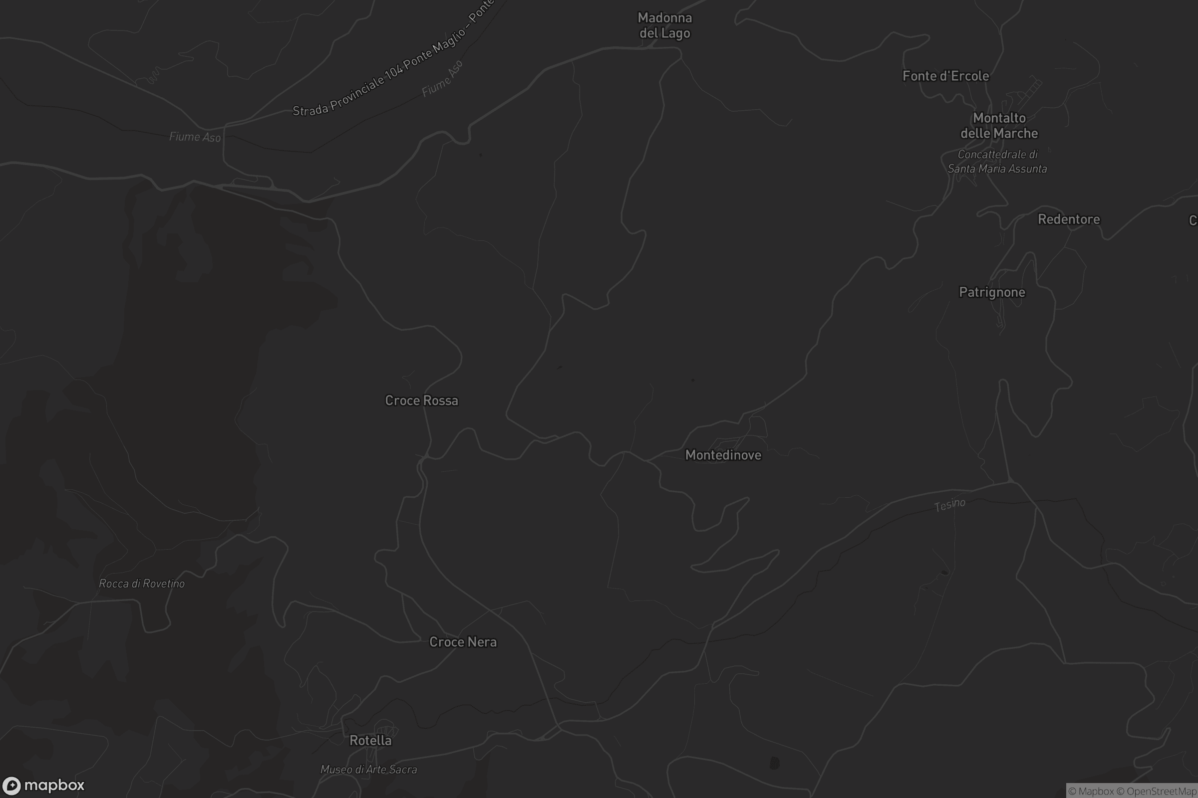 Mappa di Montedinove