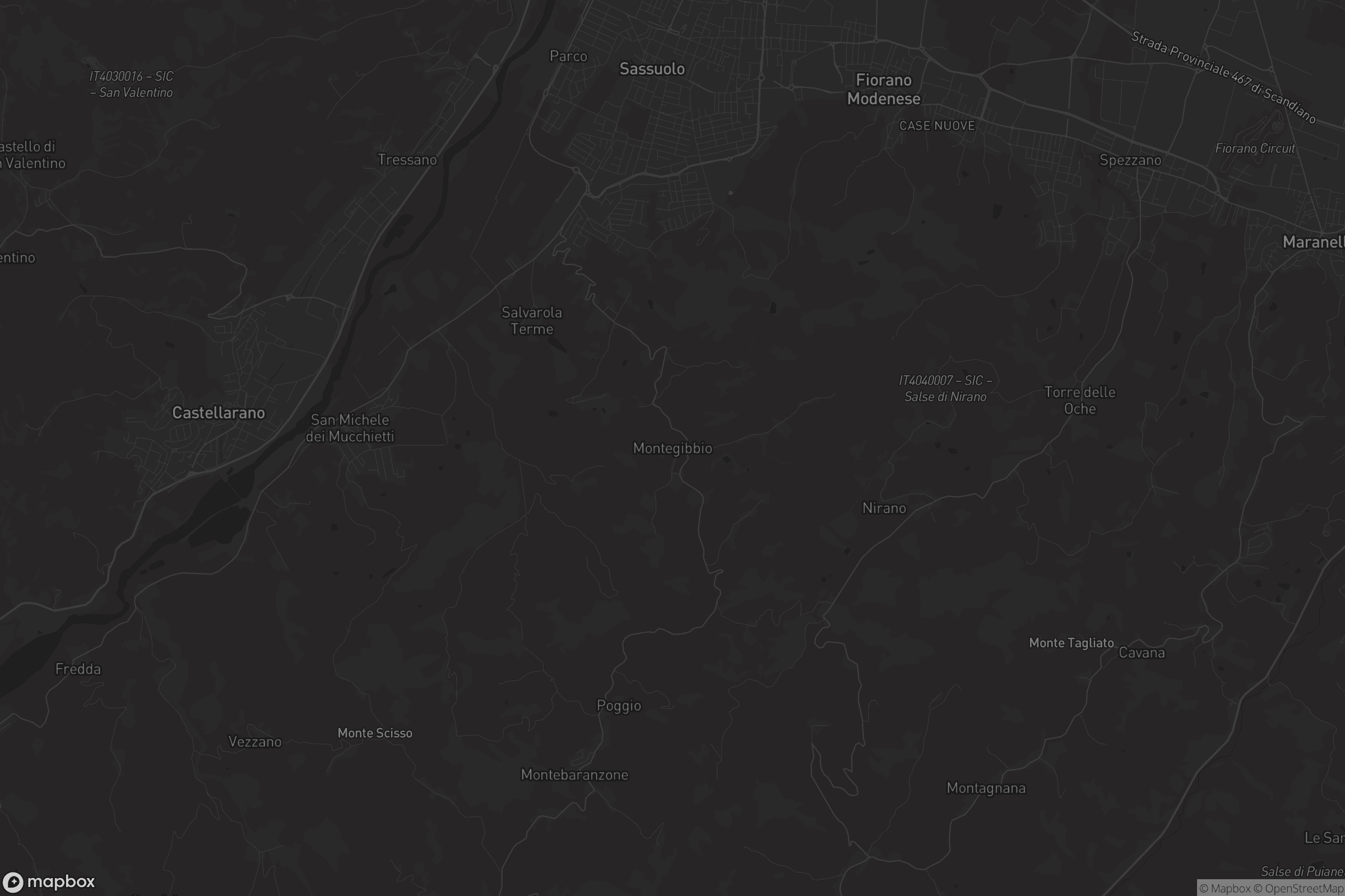 Mappa di Montegibbio