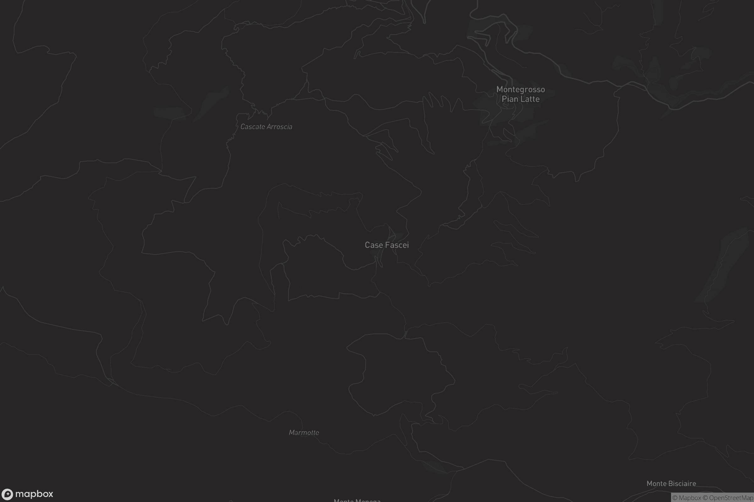 Mappa di Montegrosso Pian Latte
