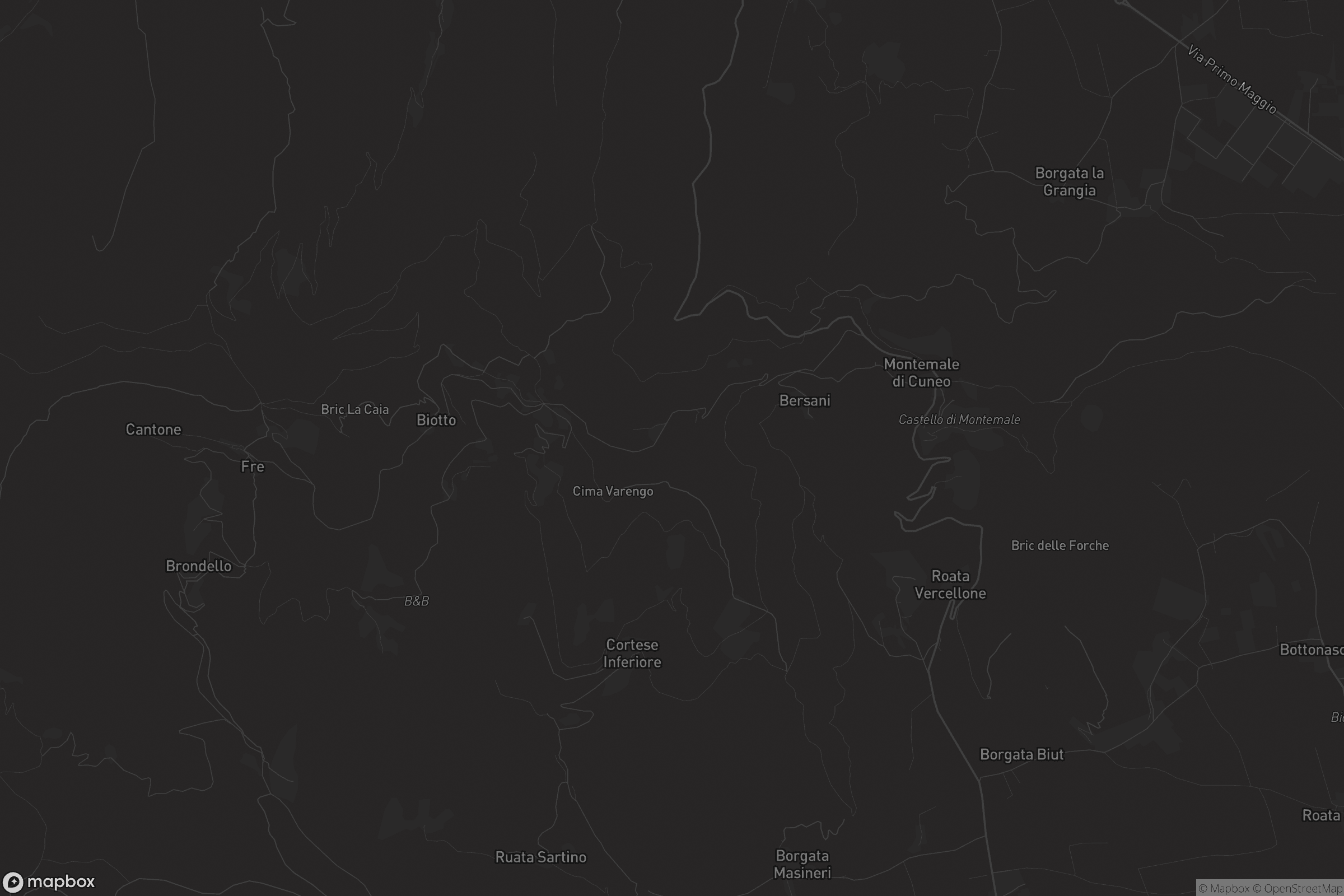 Mappa di Montemale di Cuneo