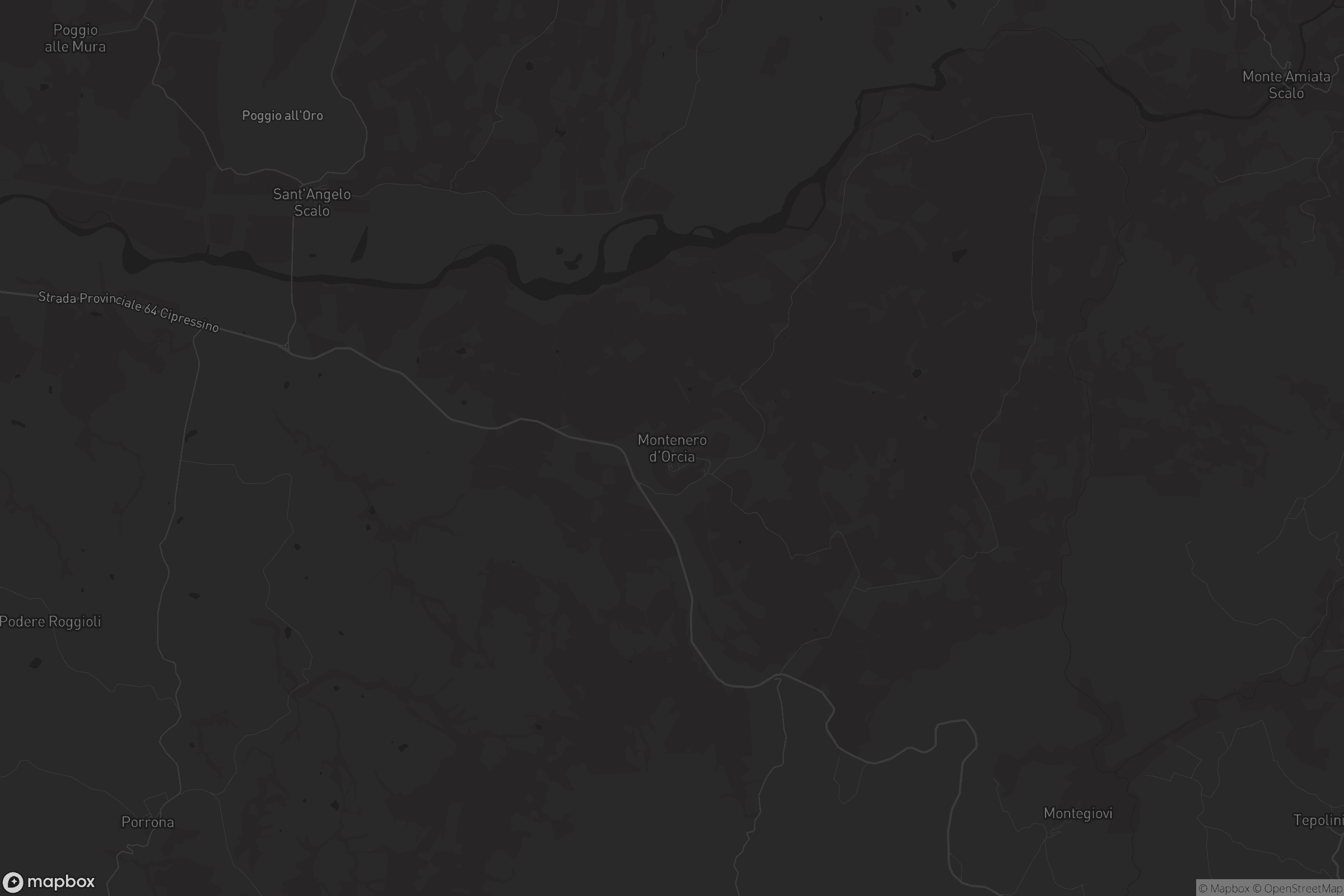 Mappa di Montenero d'Orcia