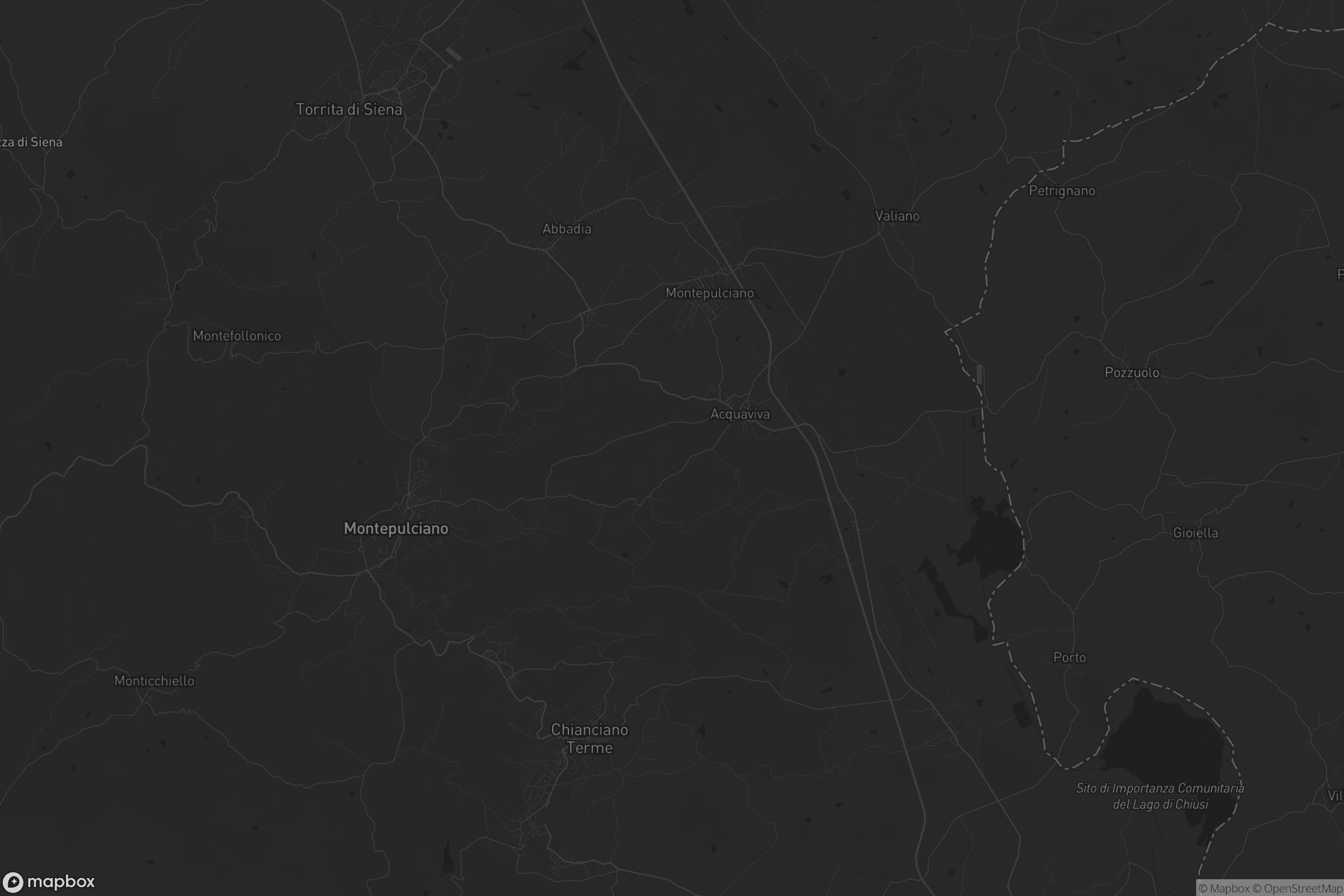 Mappa di Montepulciano