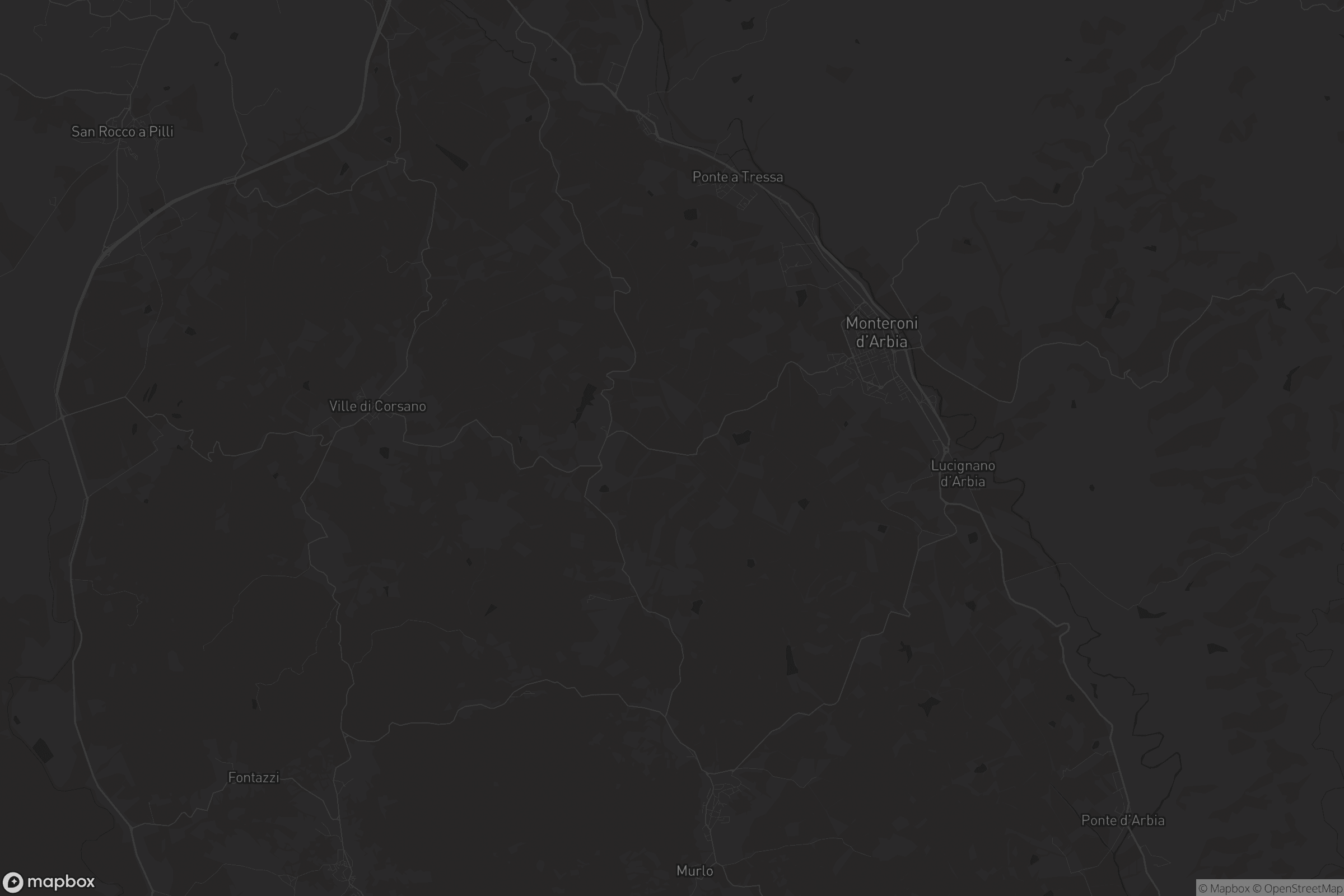 Mappa di Monteroni d'Arbia