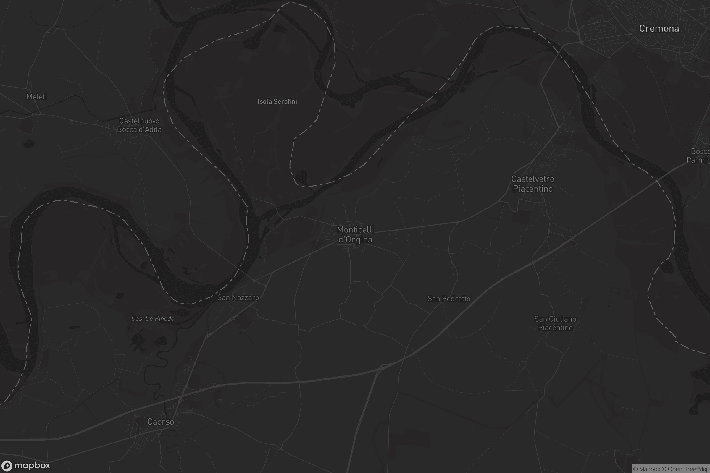 Mappa di Monticelli d'Ongina