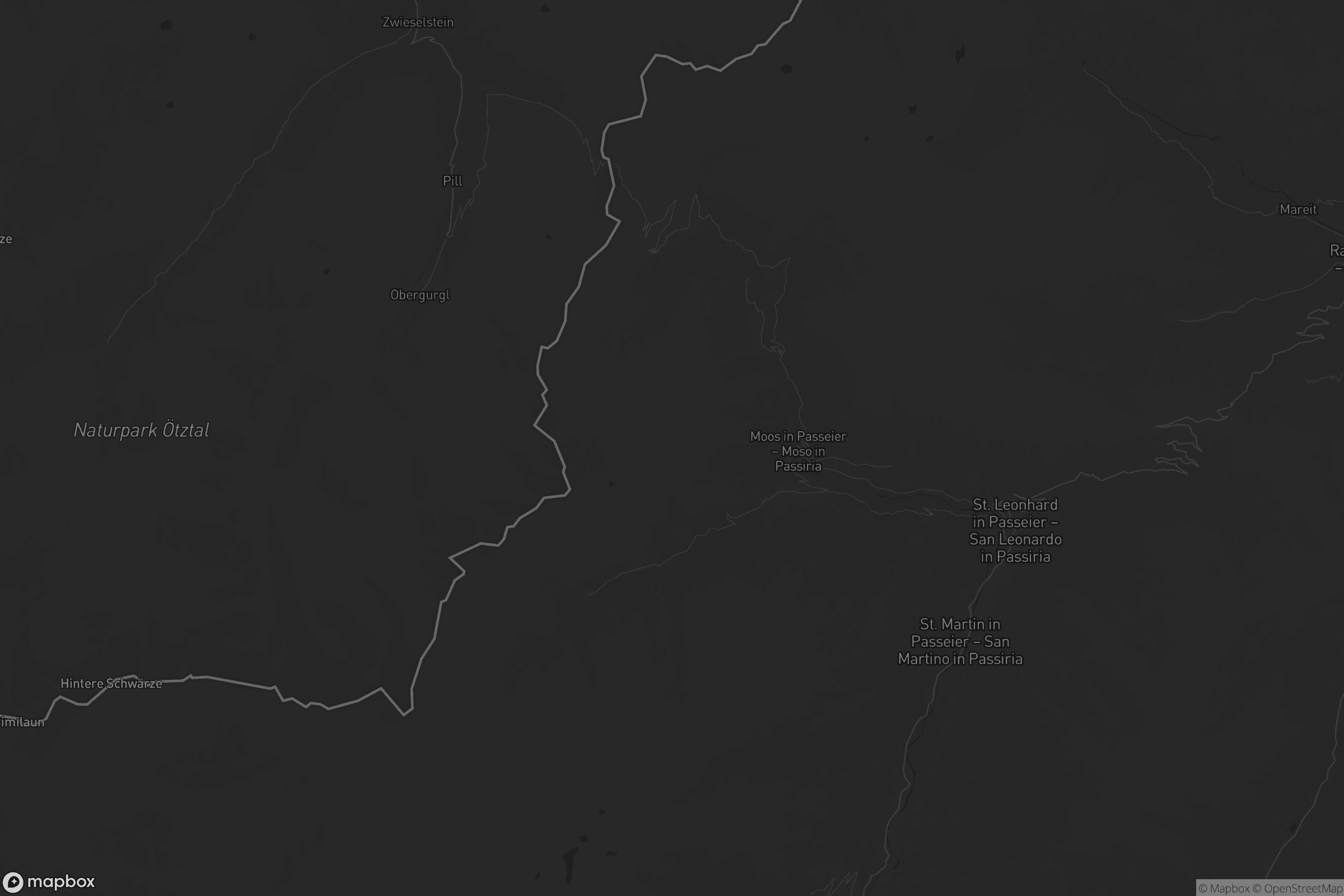 Mappa di Moos in Passeier - Moso in Passiria
