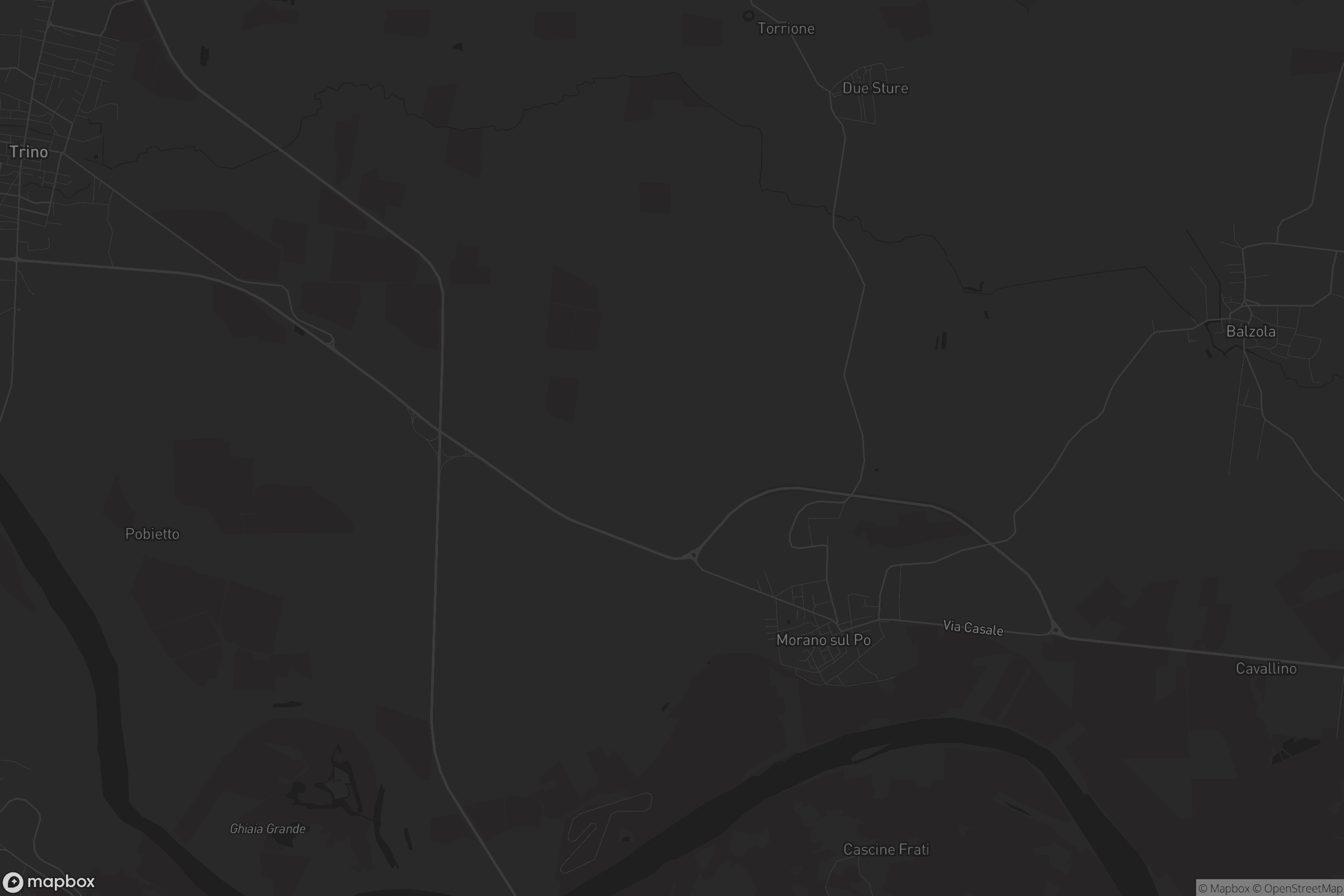 Mappa di Morano sul Po