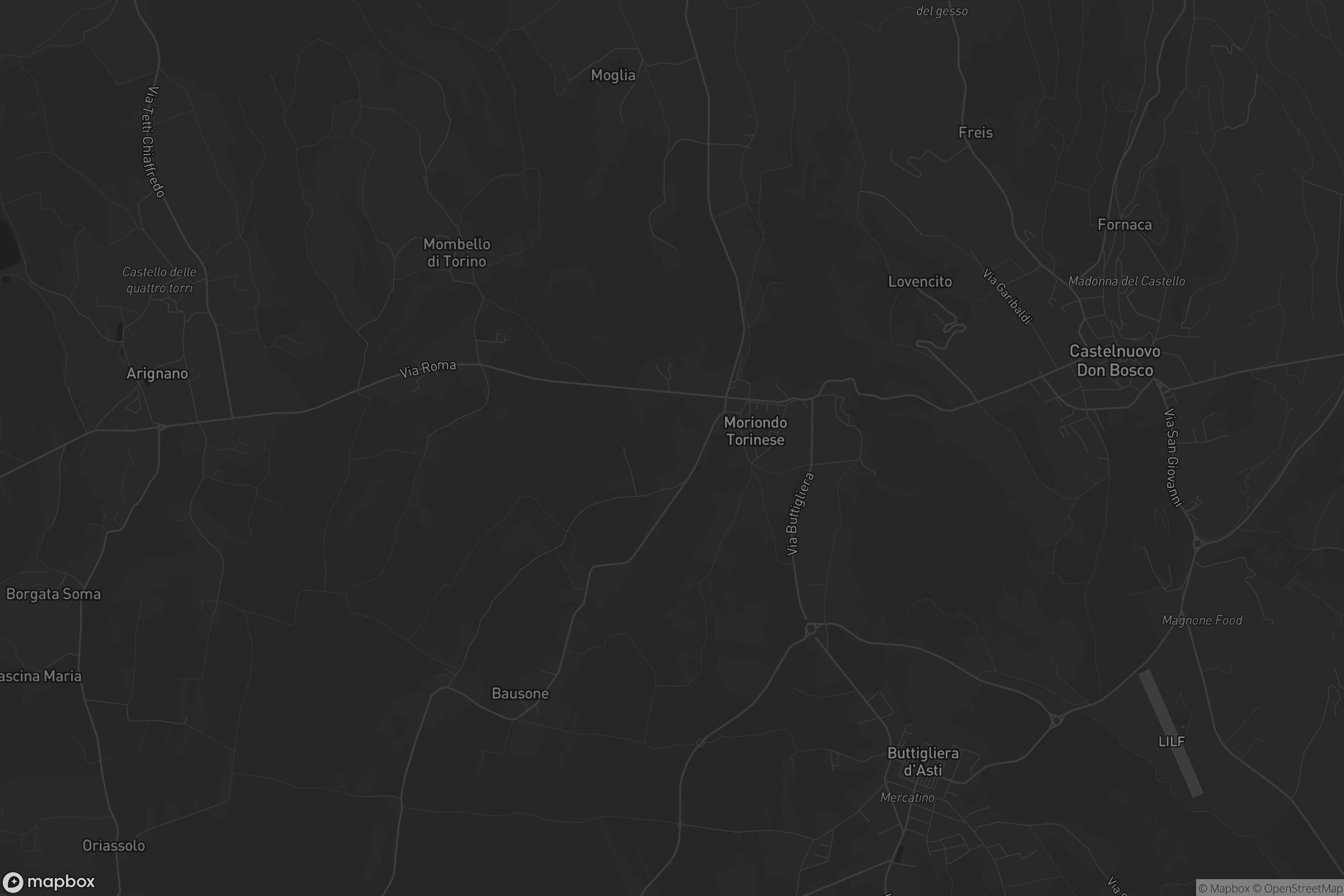 Mappa di Moriondo Torinese