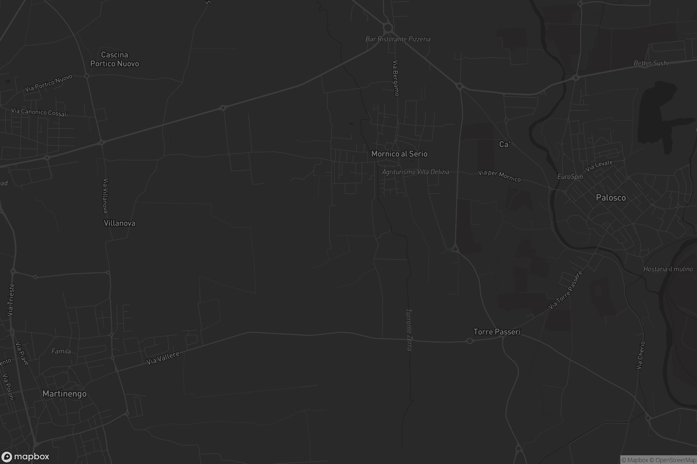 Mappa di Mornico al Serio