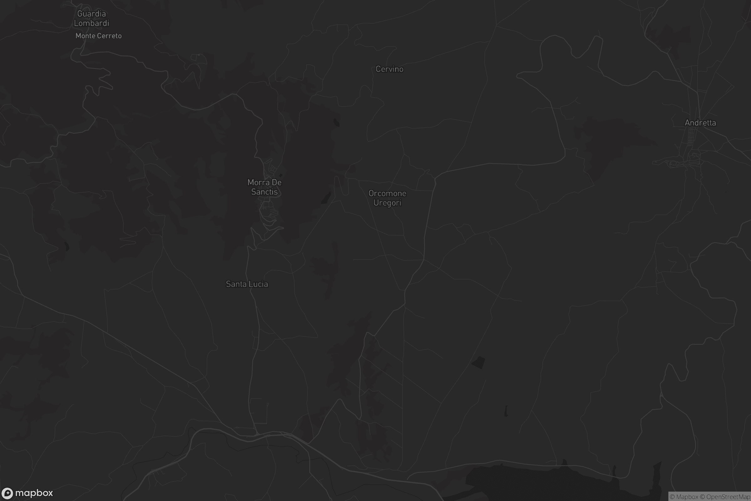 Mappa di Morra De Sanctis