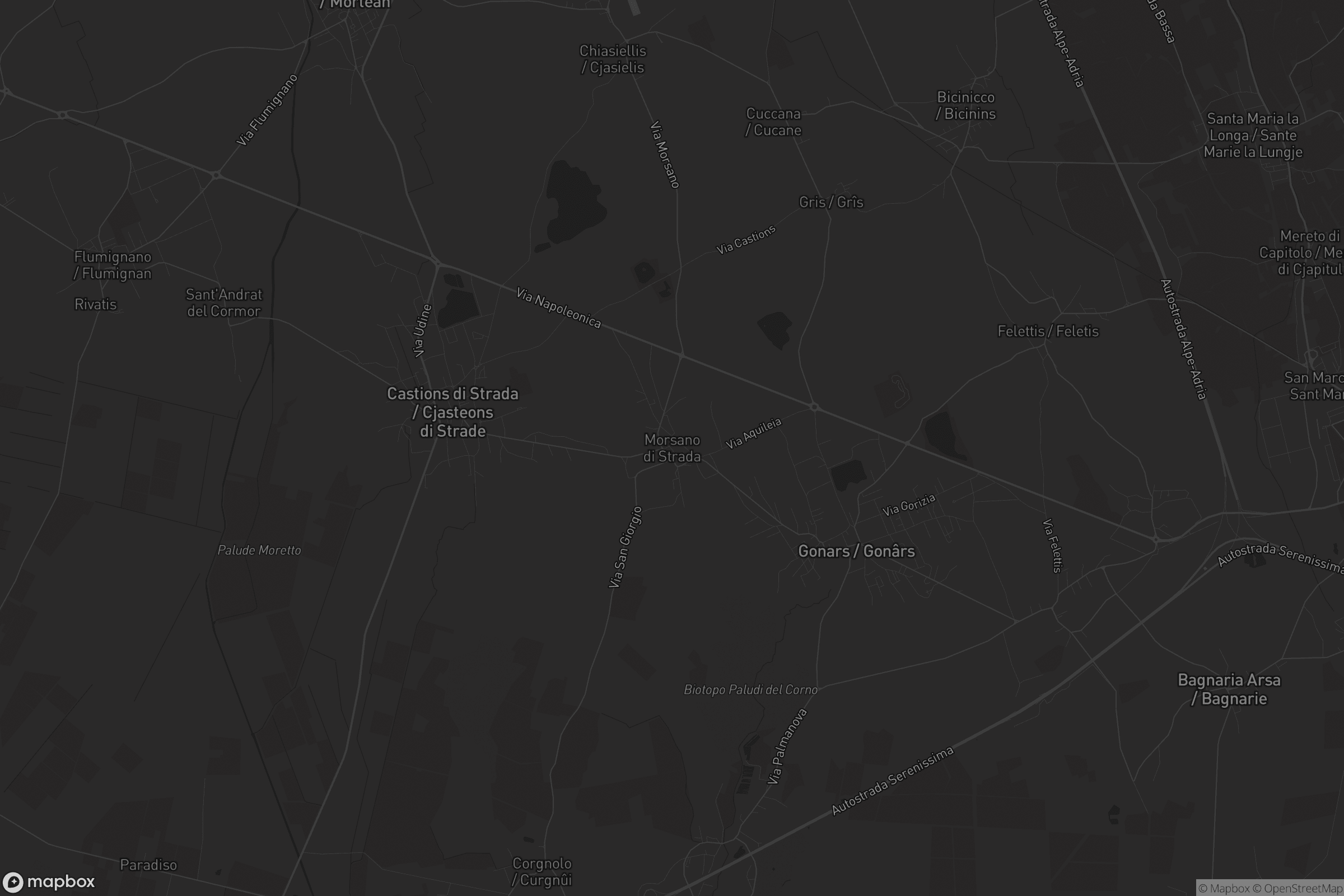 Mappa di Morsano di Strada / Morsan di Strade