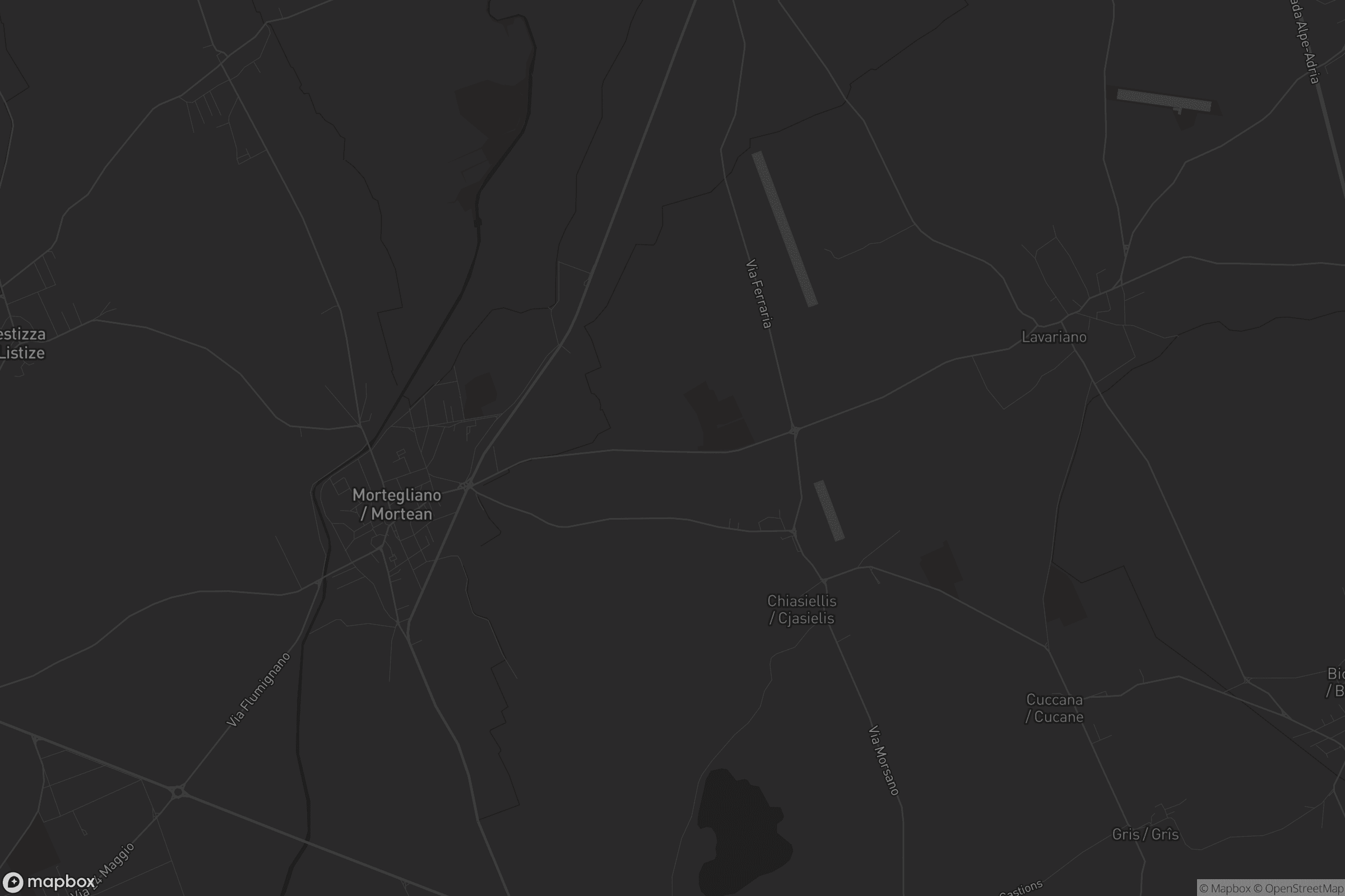 Mappa di Mortegliano / Mortean