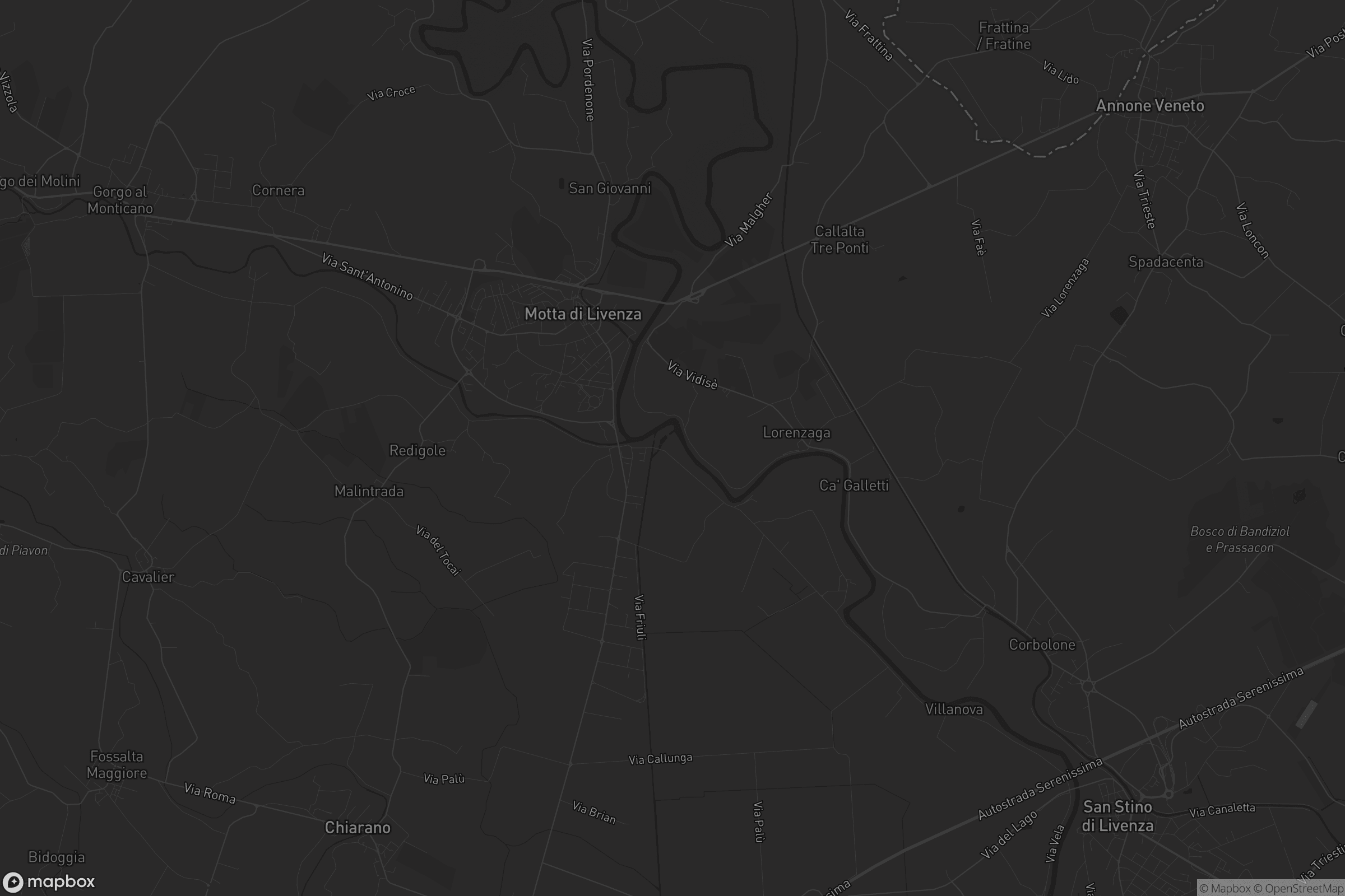 Mappa di Motta di Livenza