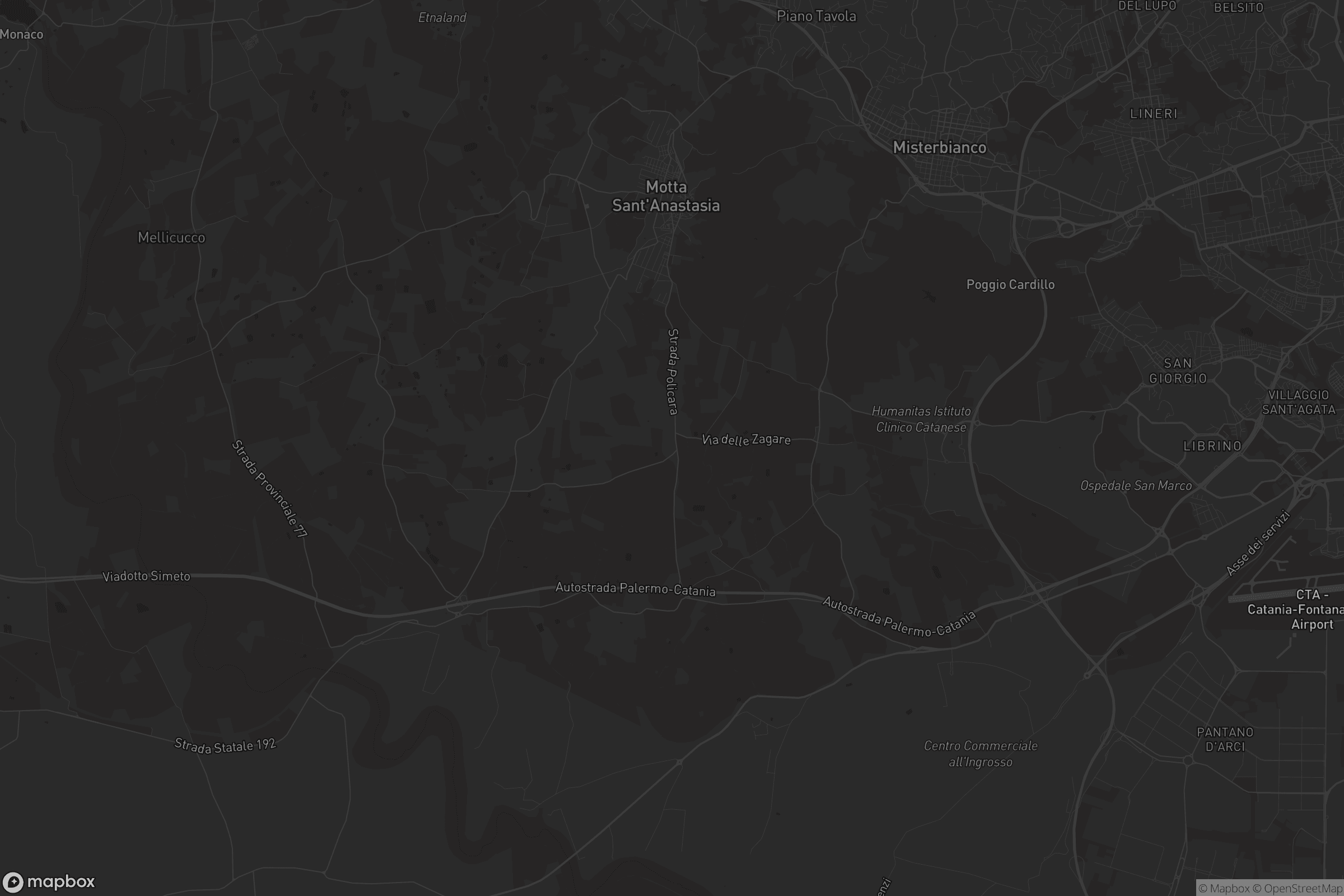 Mappa di Motta Sant'Anastasia