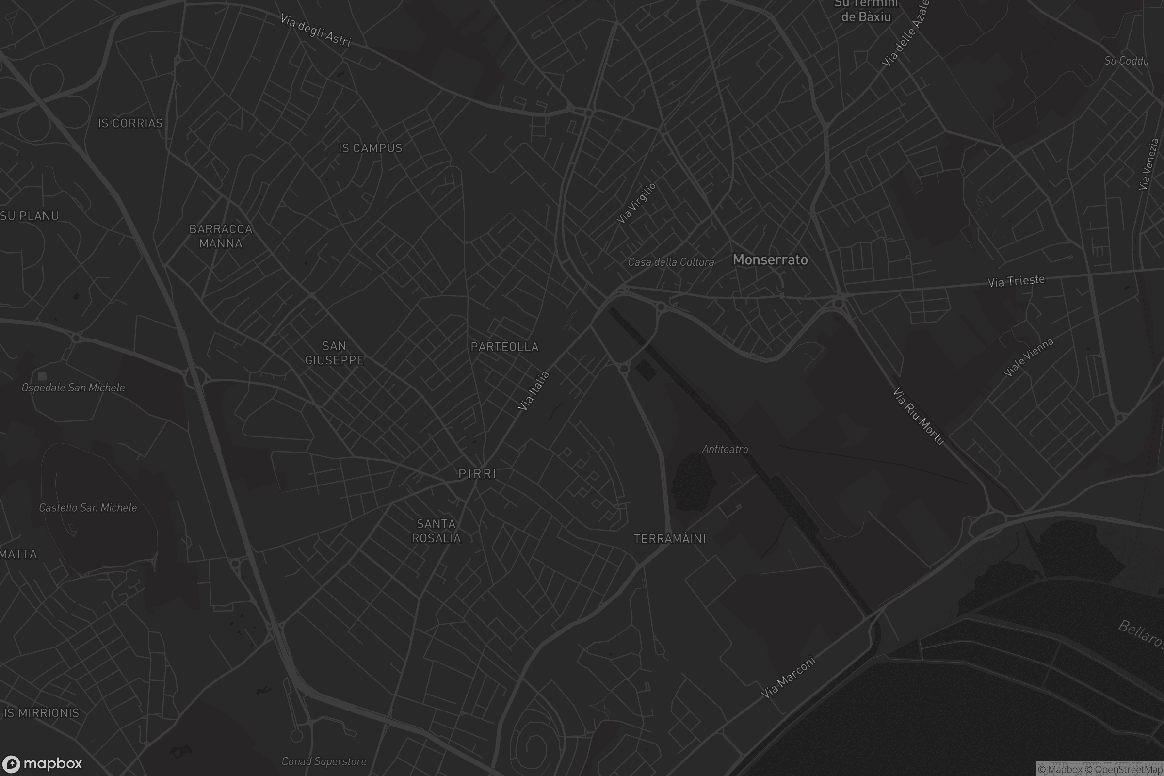 Mappa di Municipalidadi de Pirri/Municipalità di Pirri