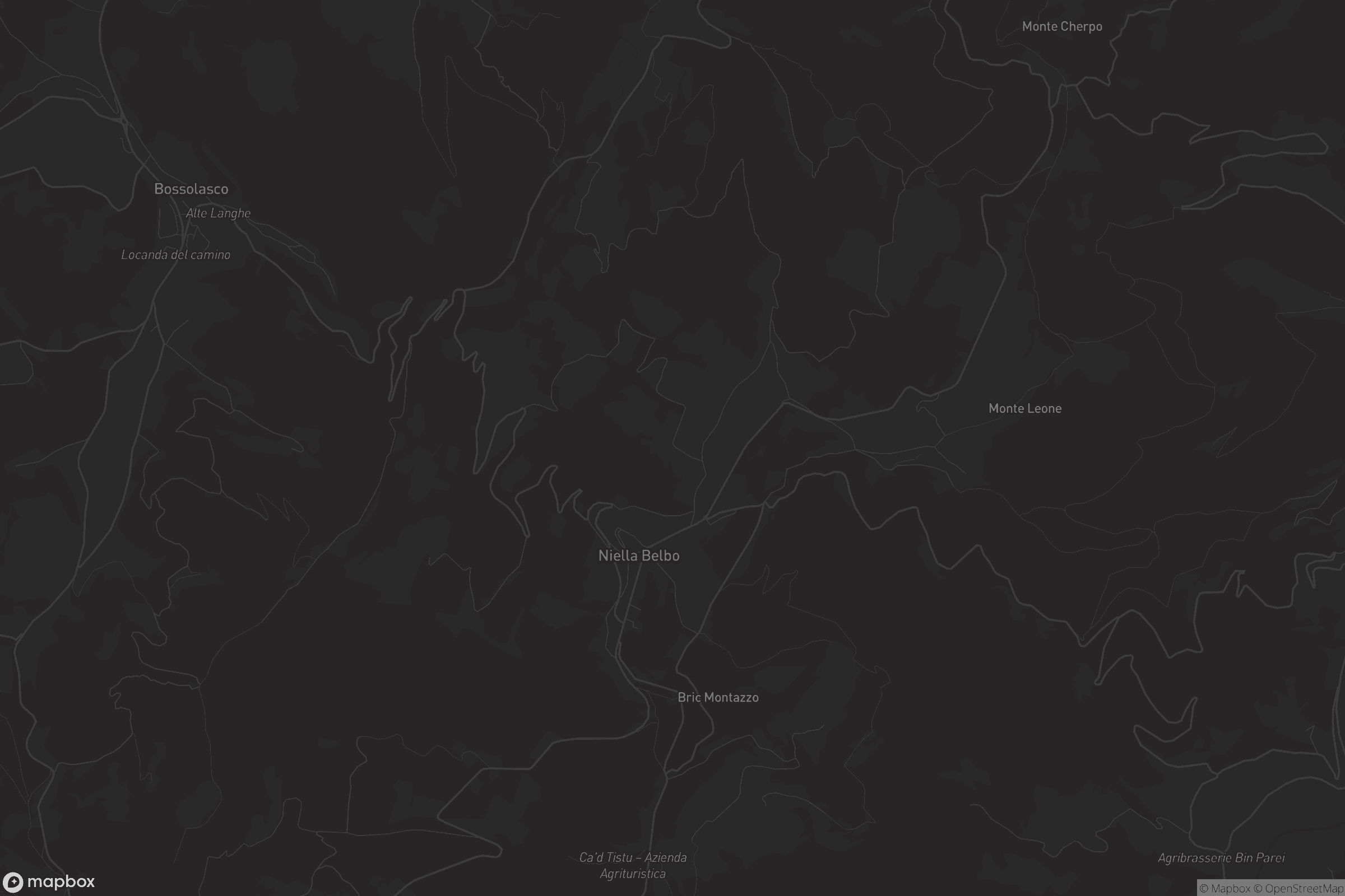 Mappa di Niella Belbo