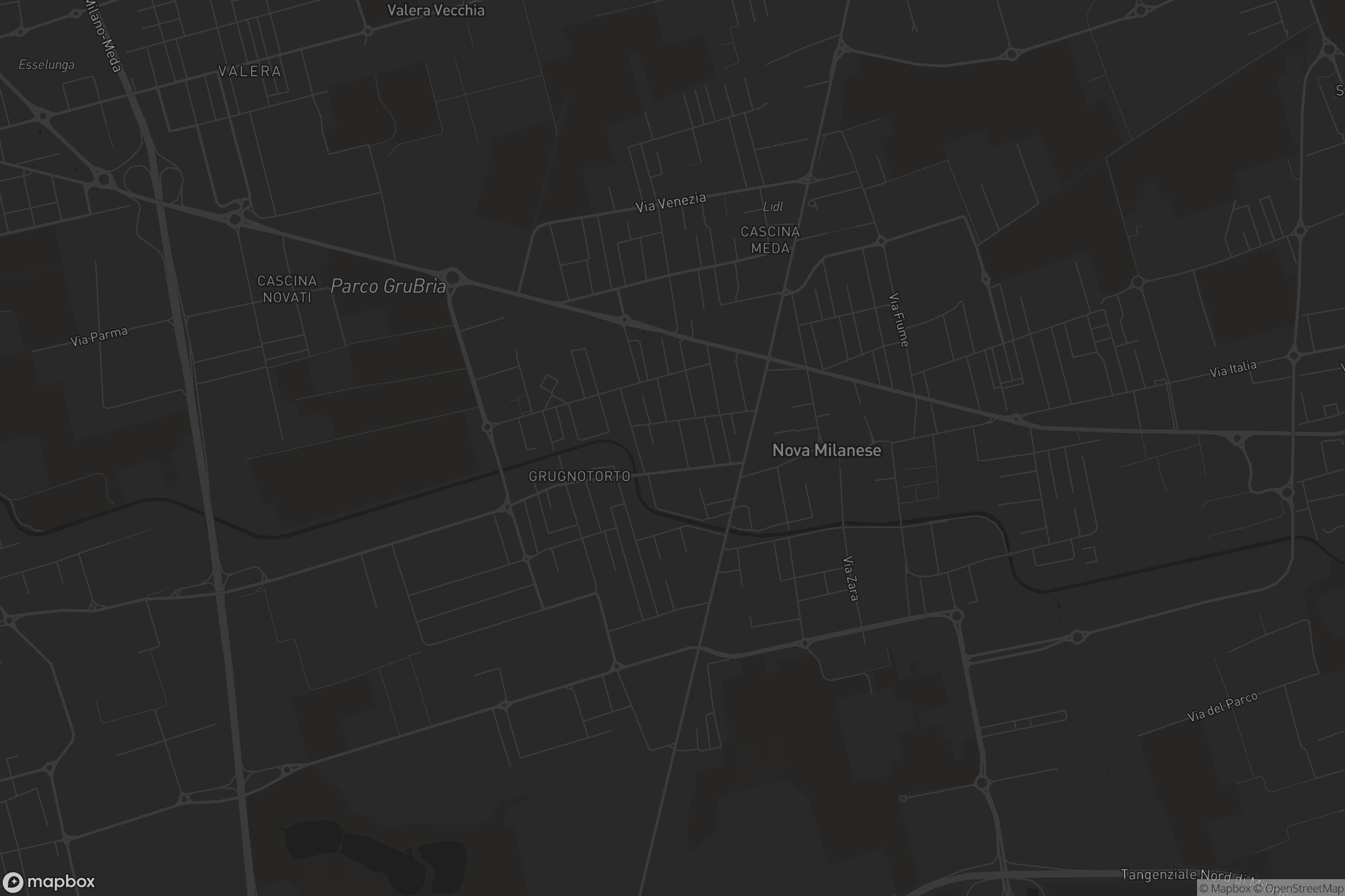 Mappa di Nova Milanese