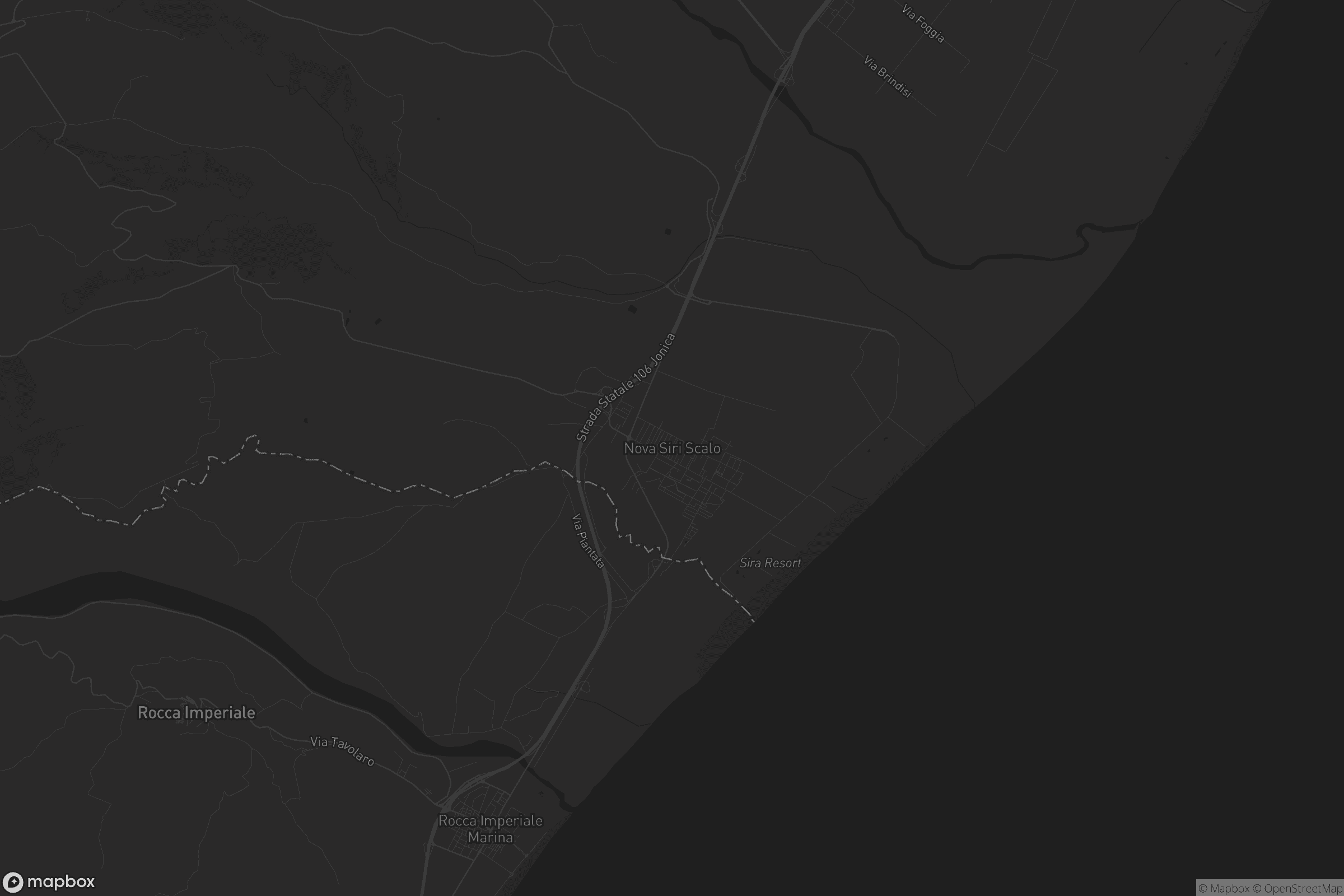 Mappa di Nova Siri Scalo