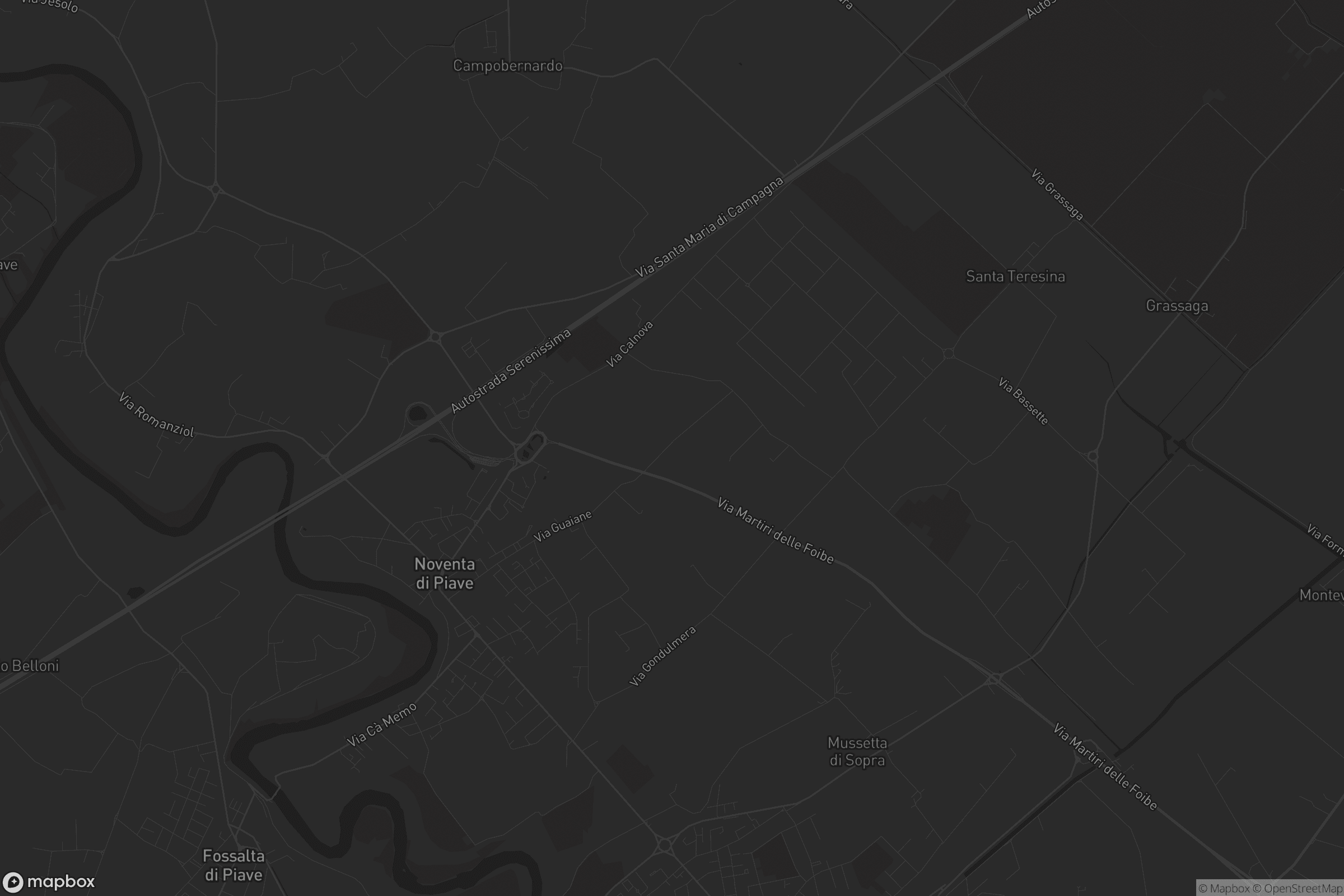 Mappa di Noventa di Piave