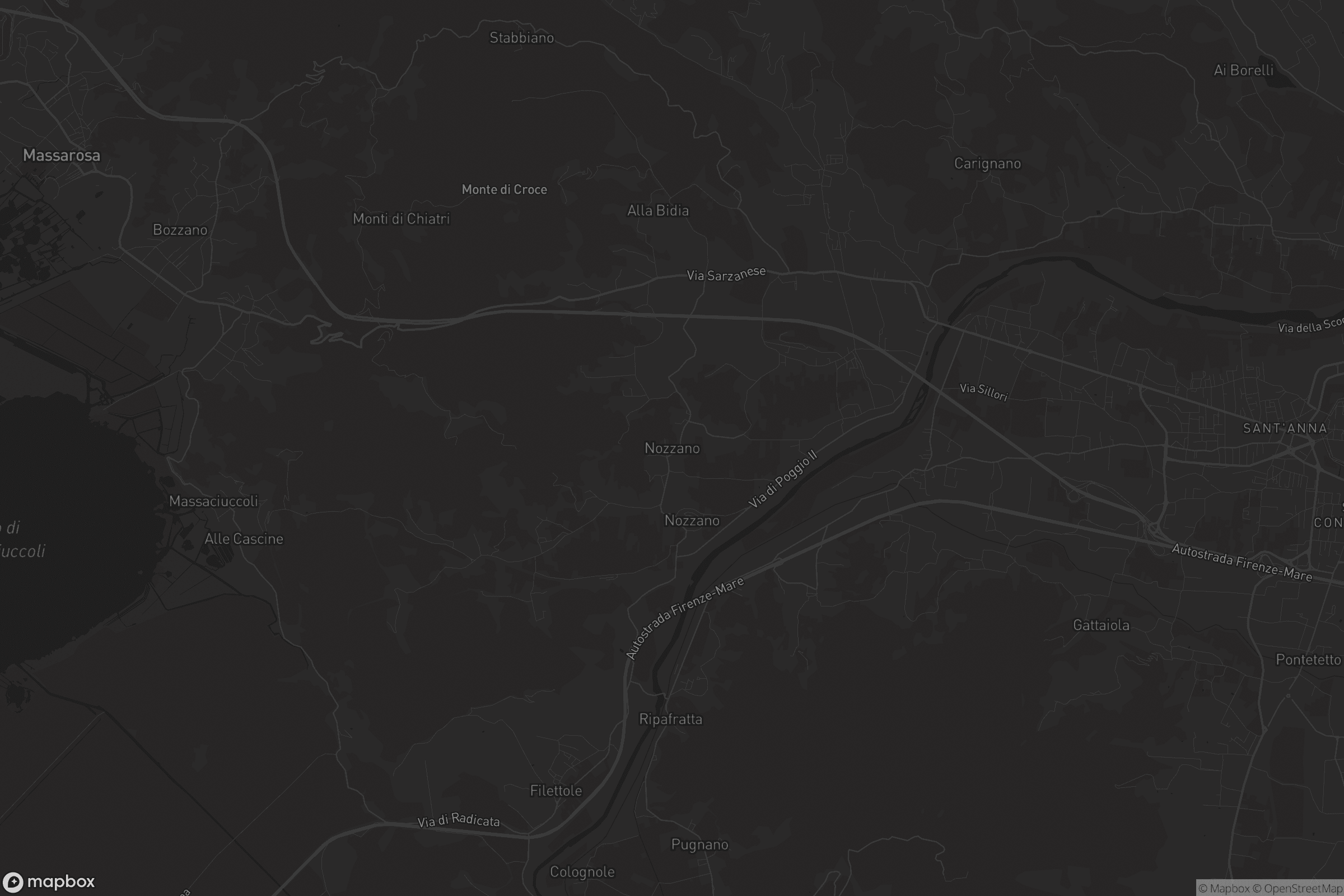 Mappa di Nozzano San Pietro