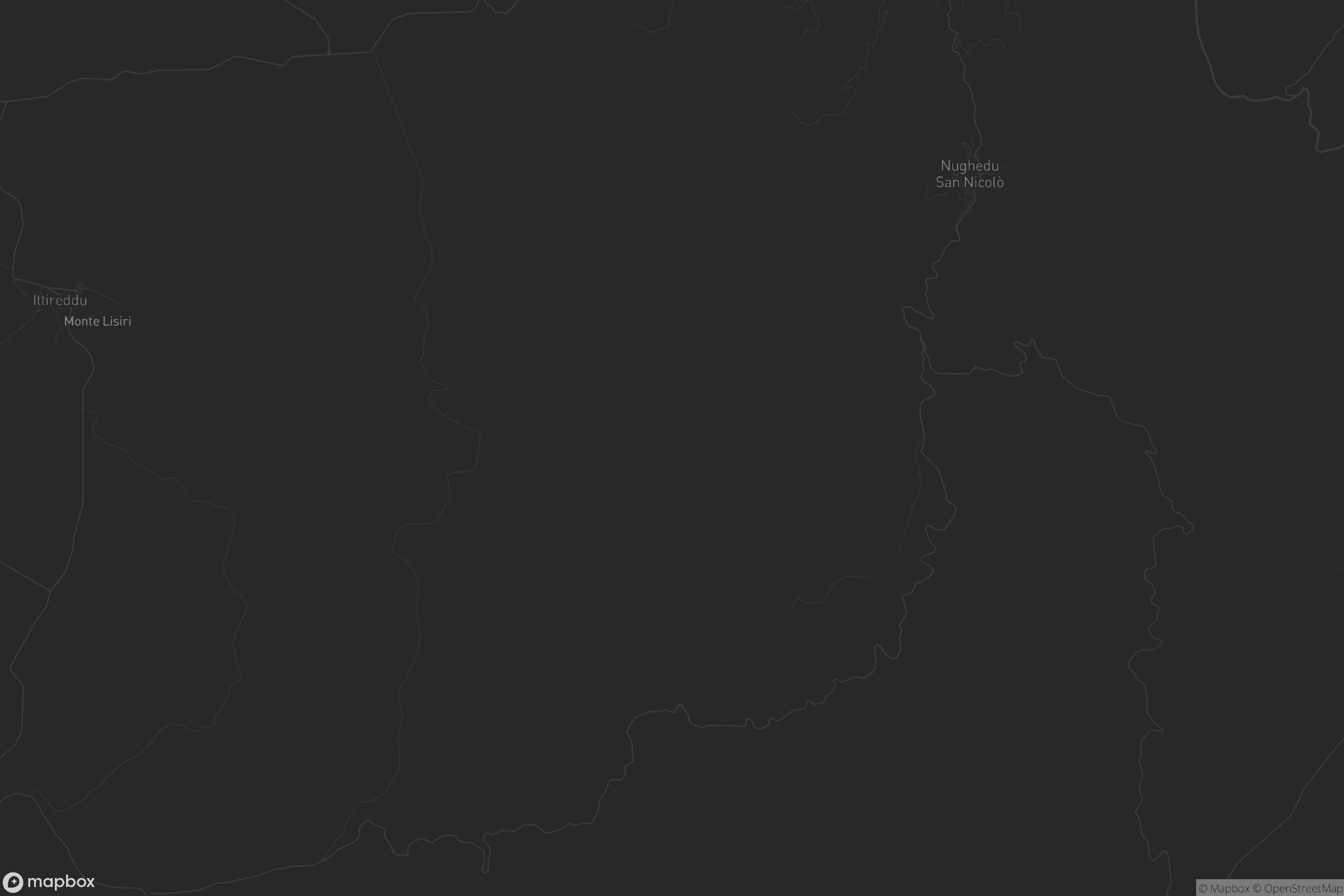 Mappa di Nughedu Santu Nigola/Nughedu San Nicolò