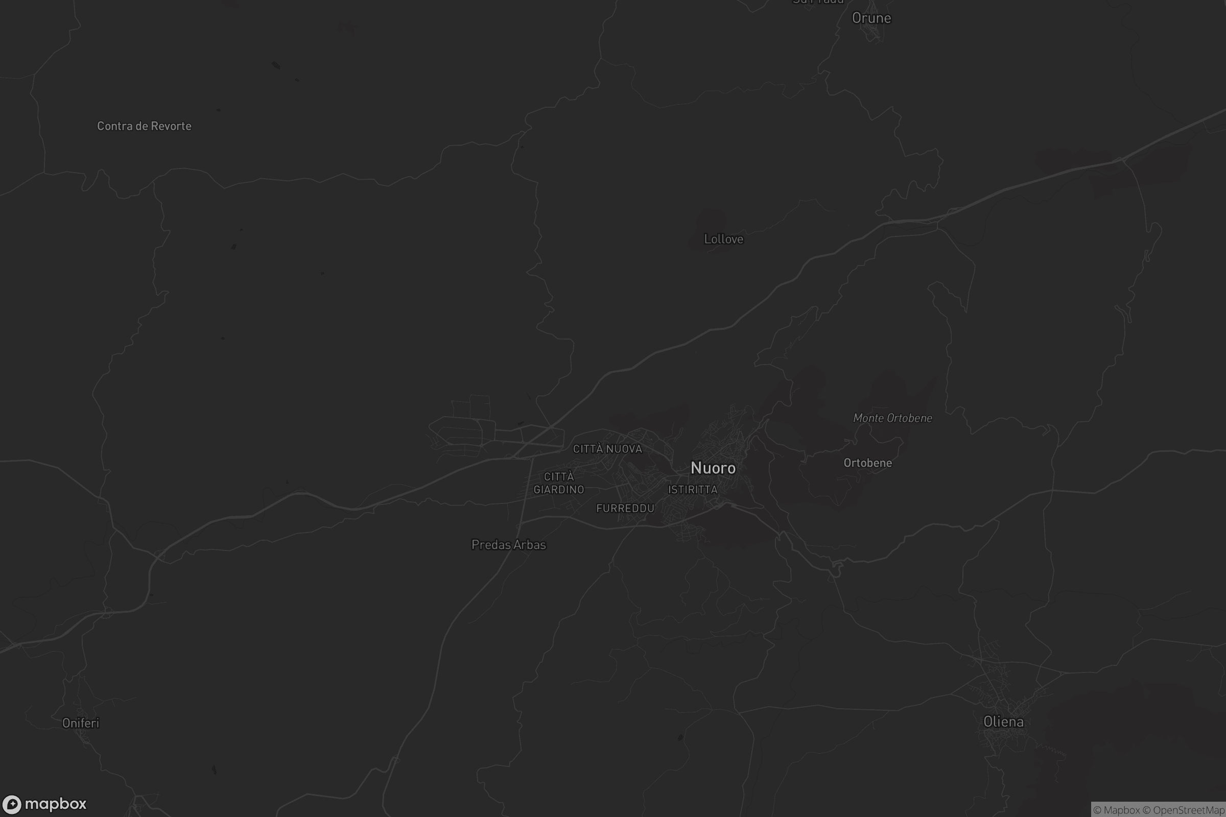 Mappa di Nùgoro/Nuoro