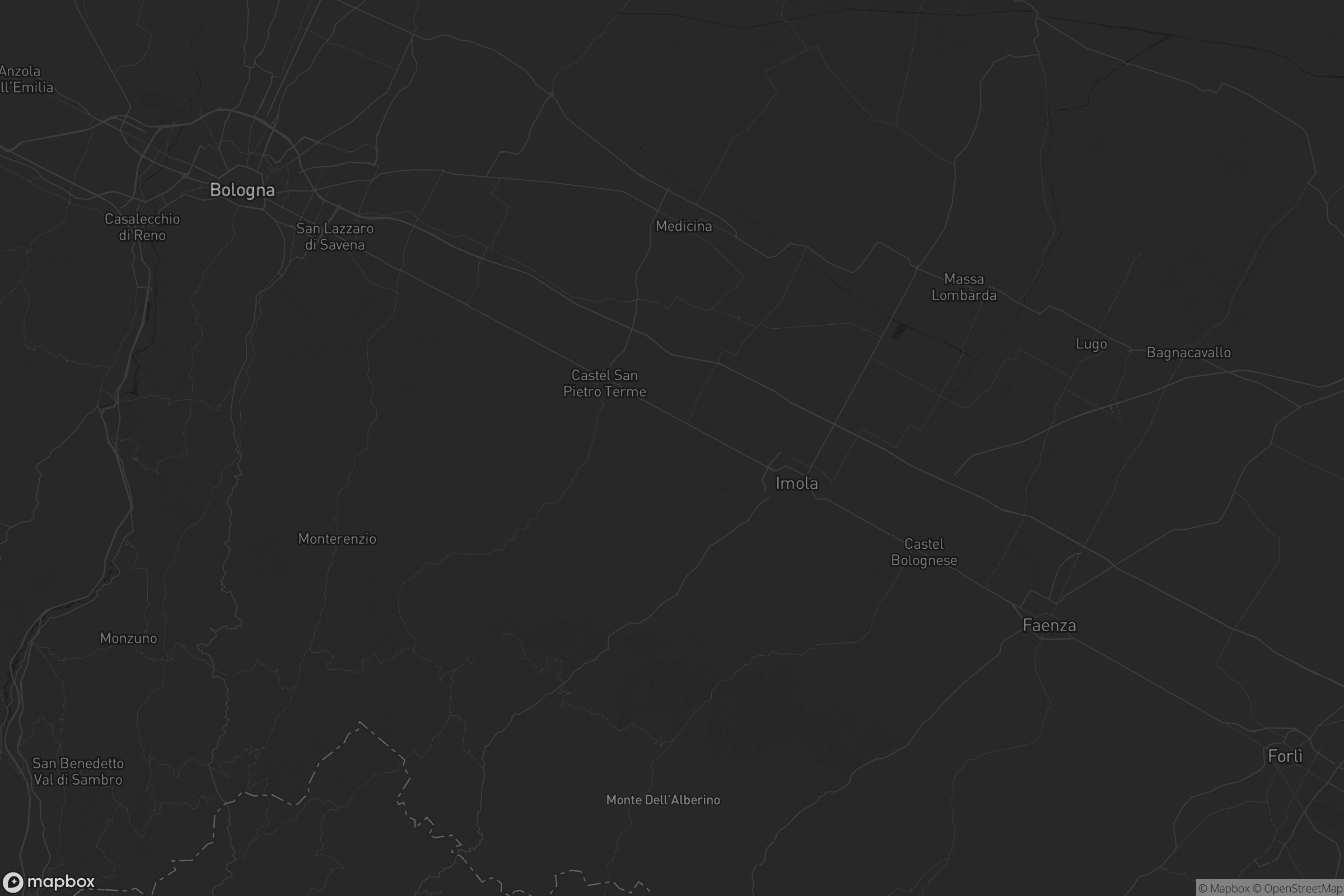 Mappa di Nuovo Circondario Imolese