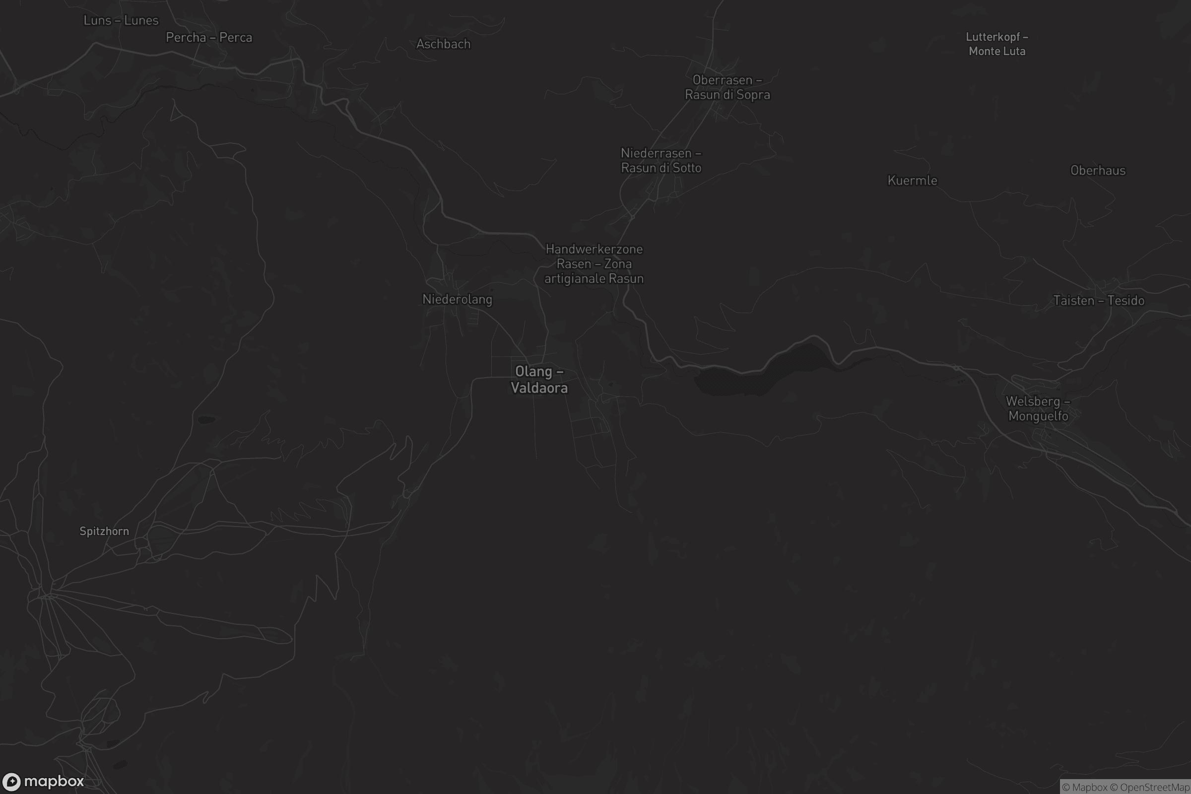 Mappa di Oberolang - Valdaora di Sopra