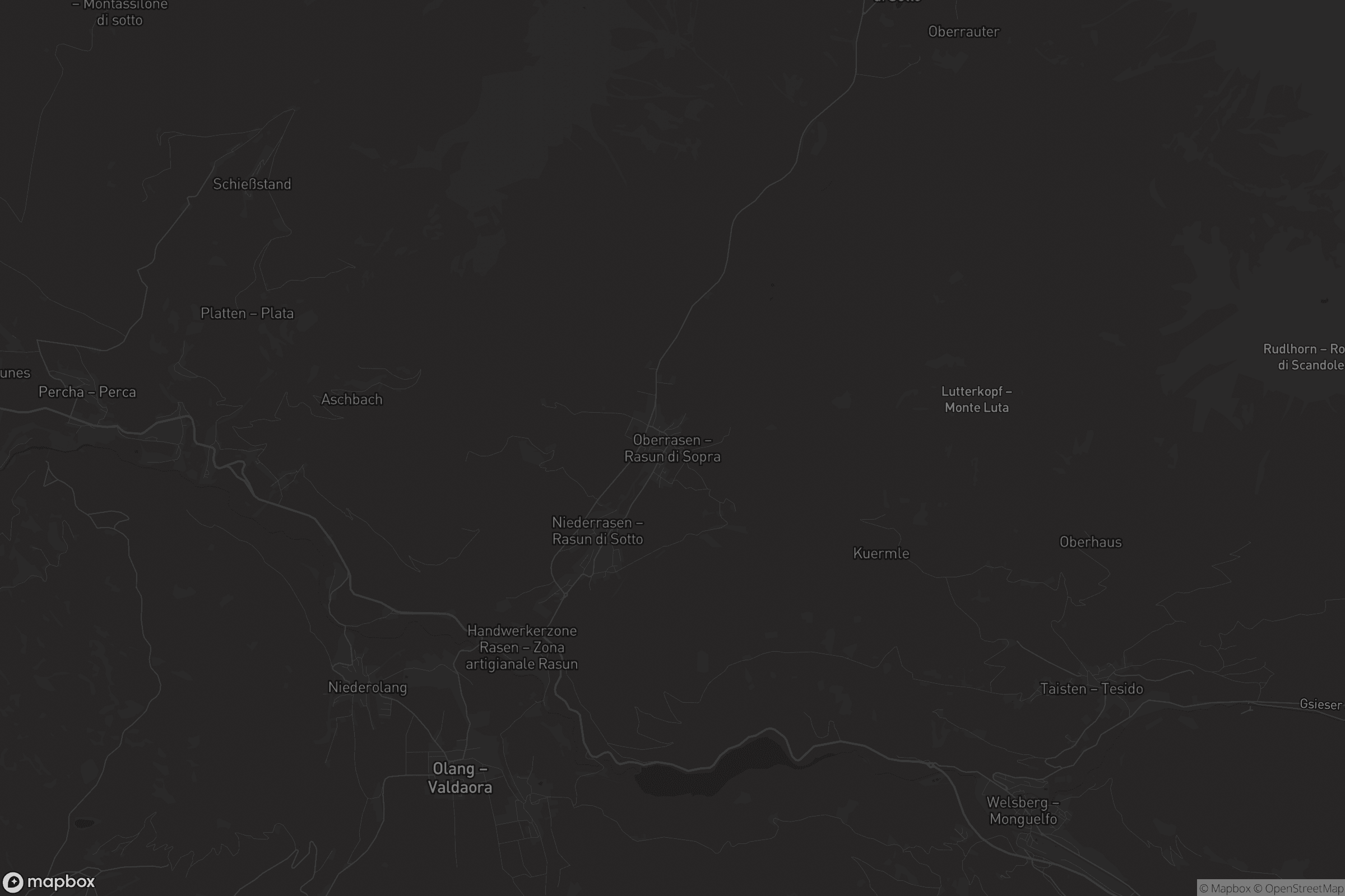 Mappa di Oberrasen - Rasun di Sopra