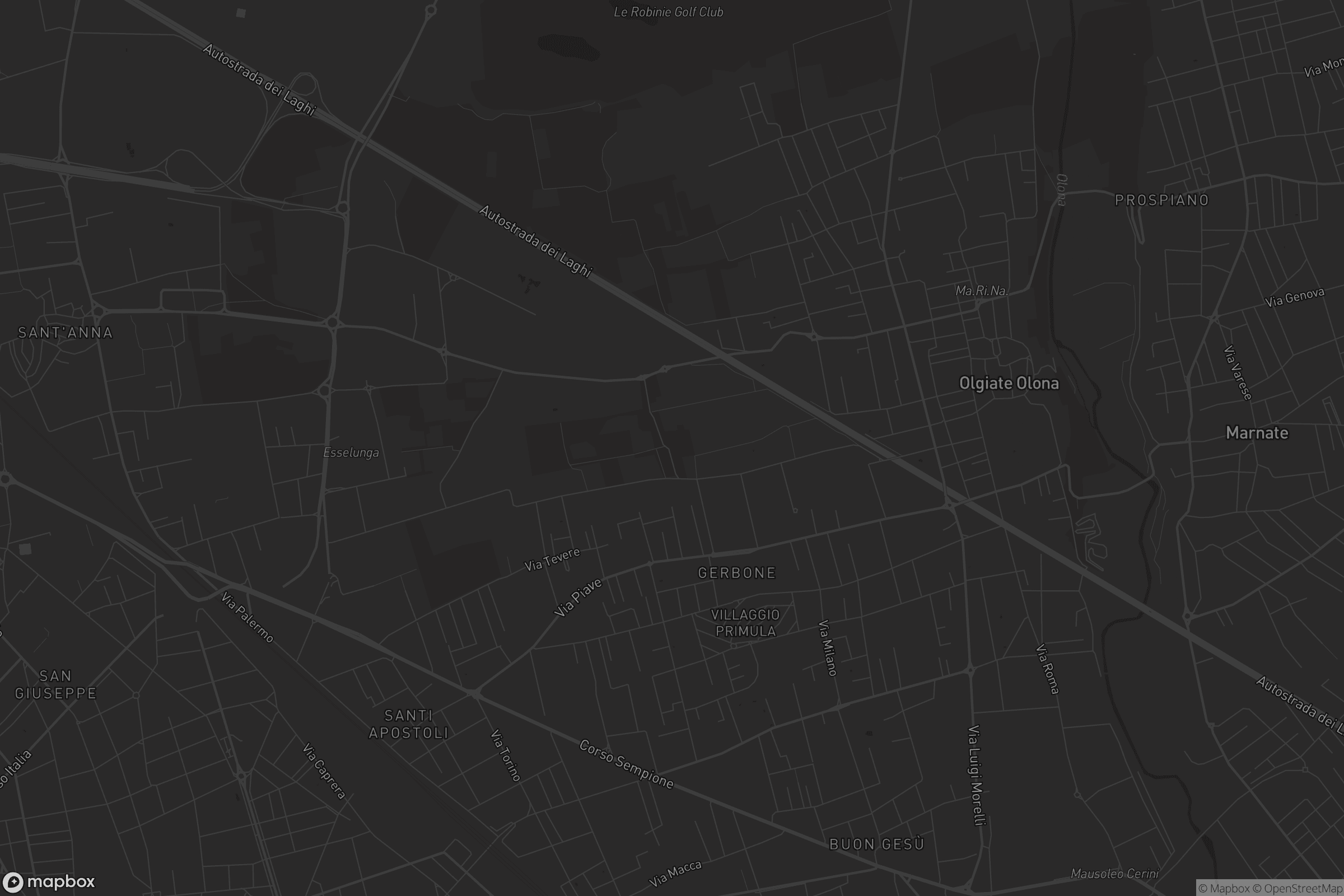 Mappa di Olgiate Olona