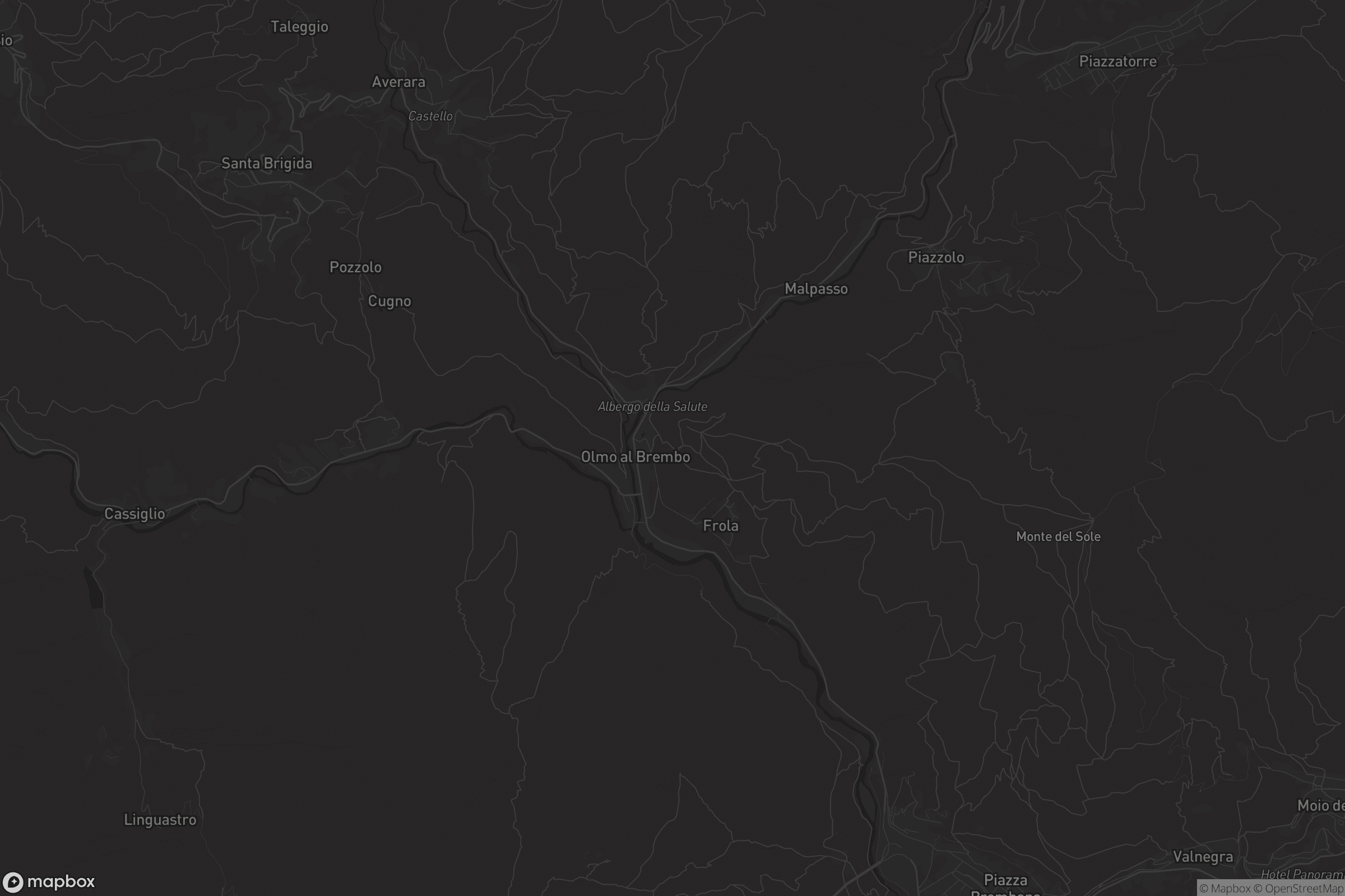 Mappa di Olmo al Brembo