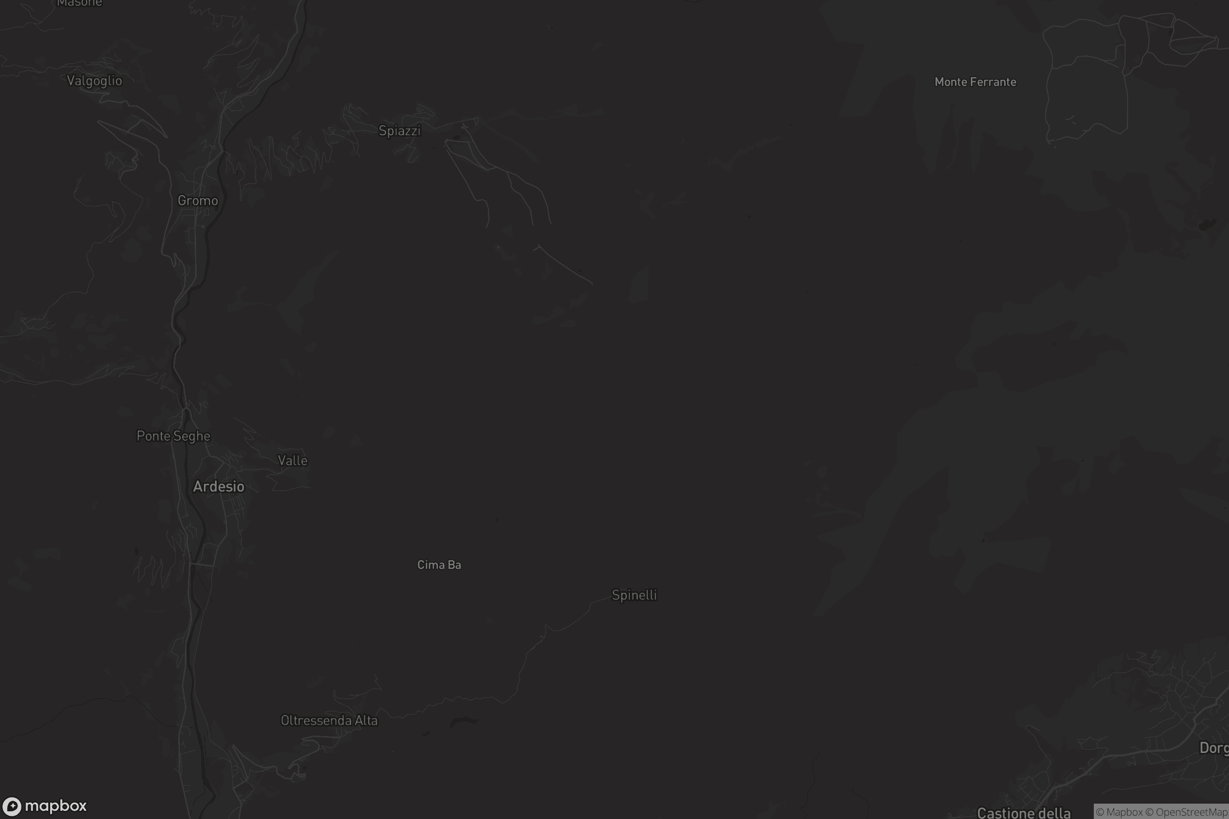 Mappa di Oltressenda Alta