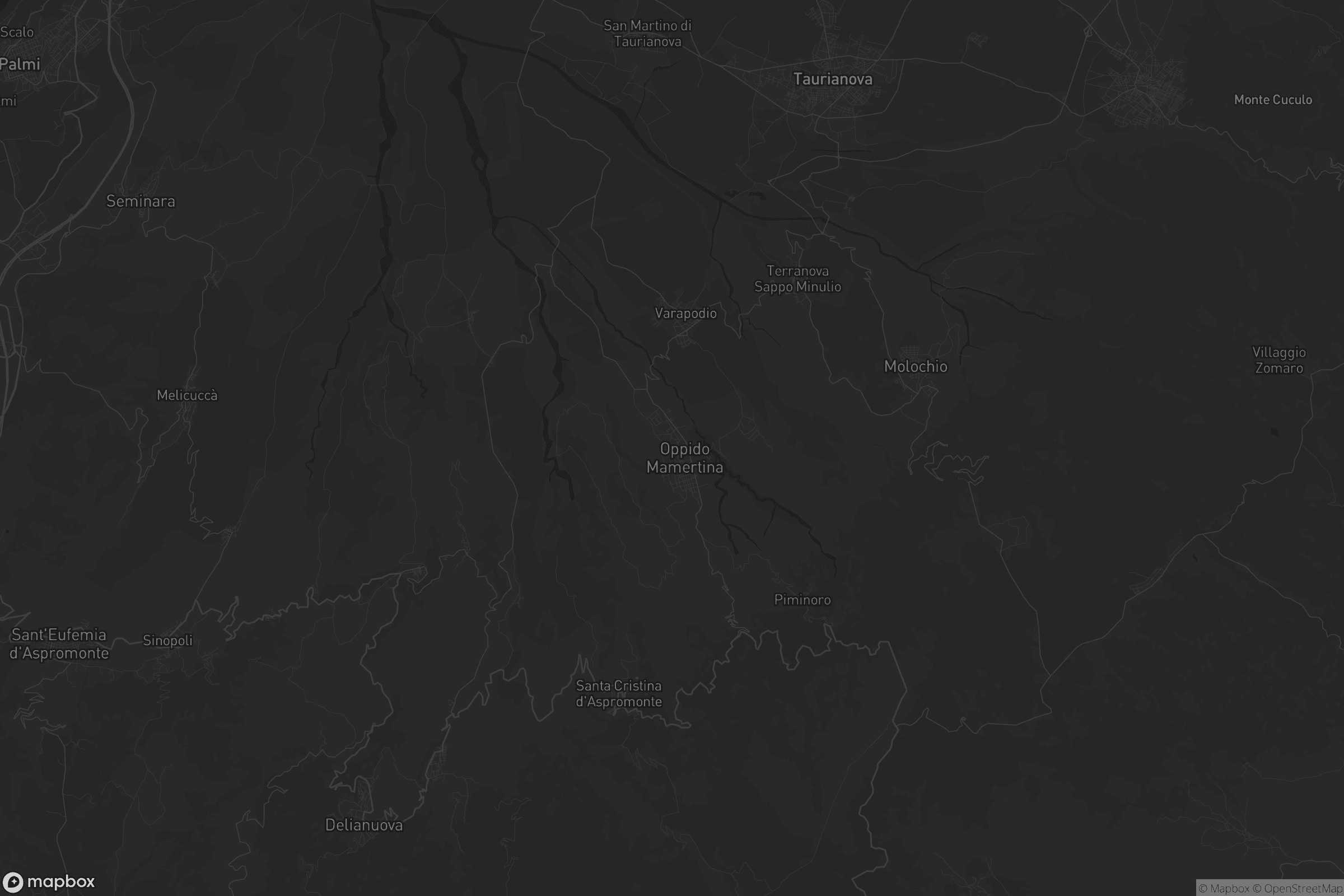 Mappa di Oppido Mamertina