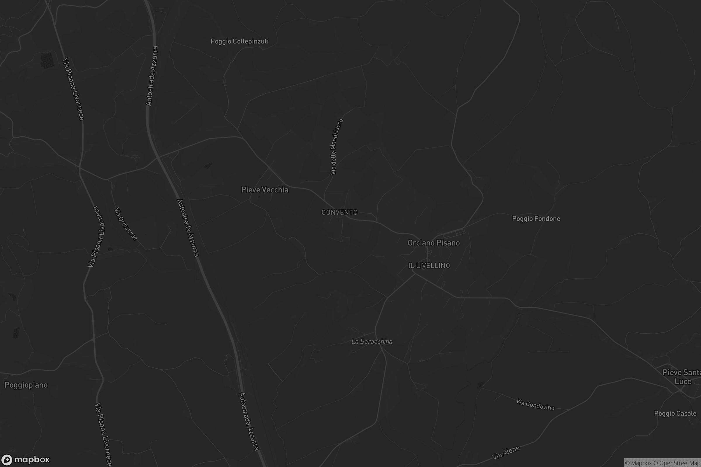 Mappa di Orciano Pisano