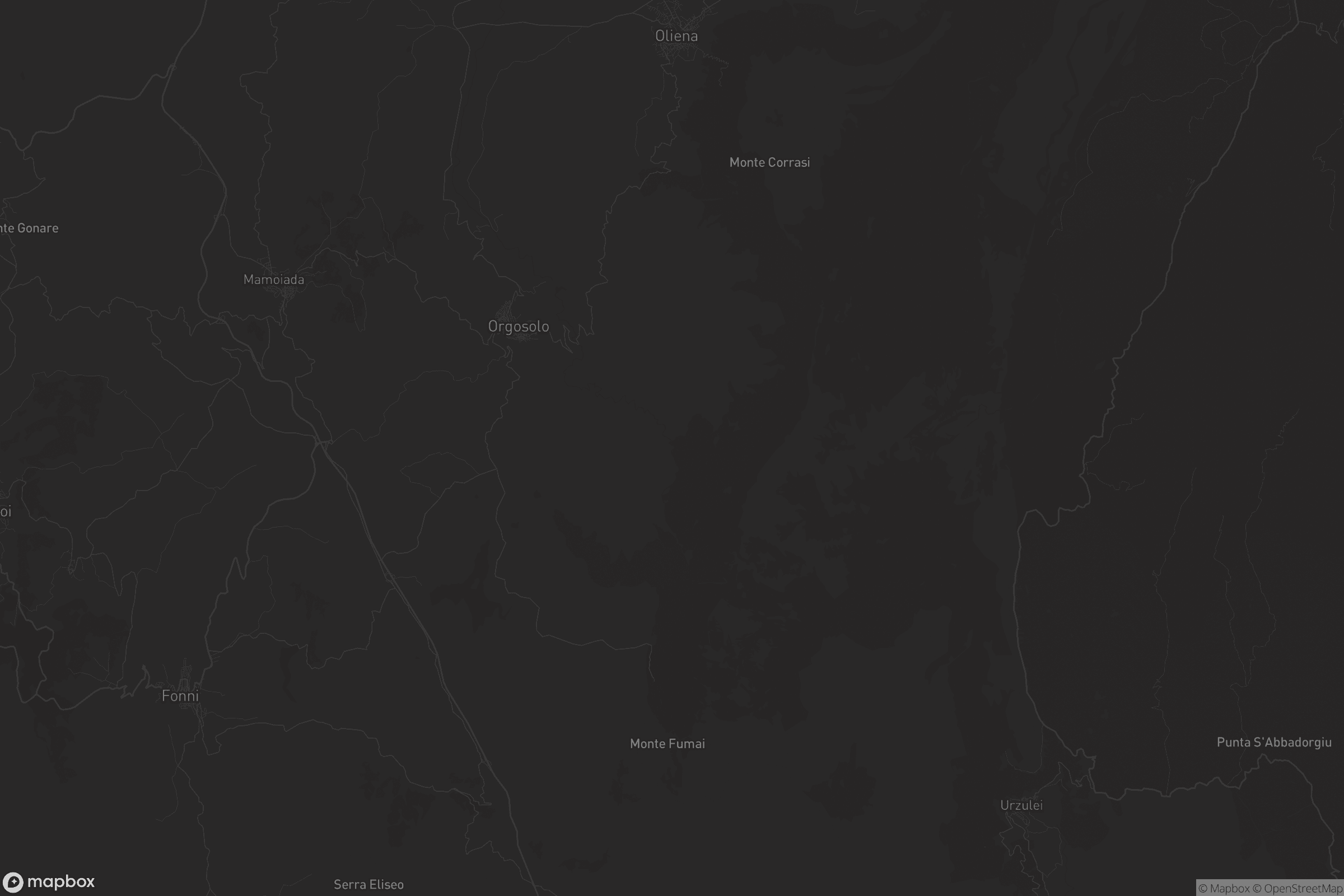 Mappa di Orgòsolo/Orgosolo