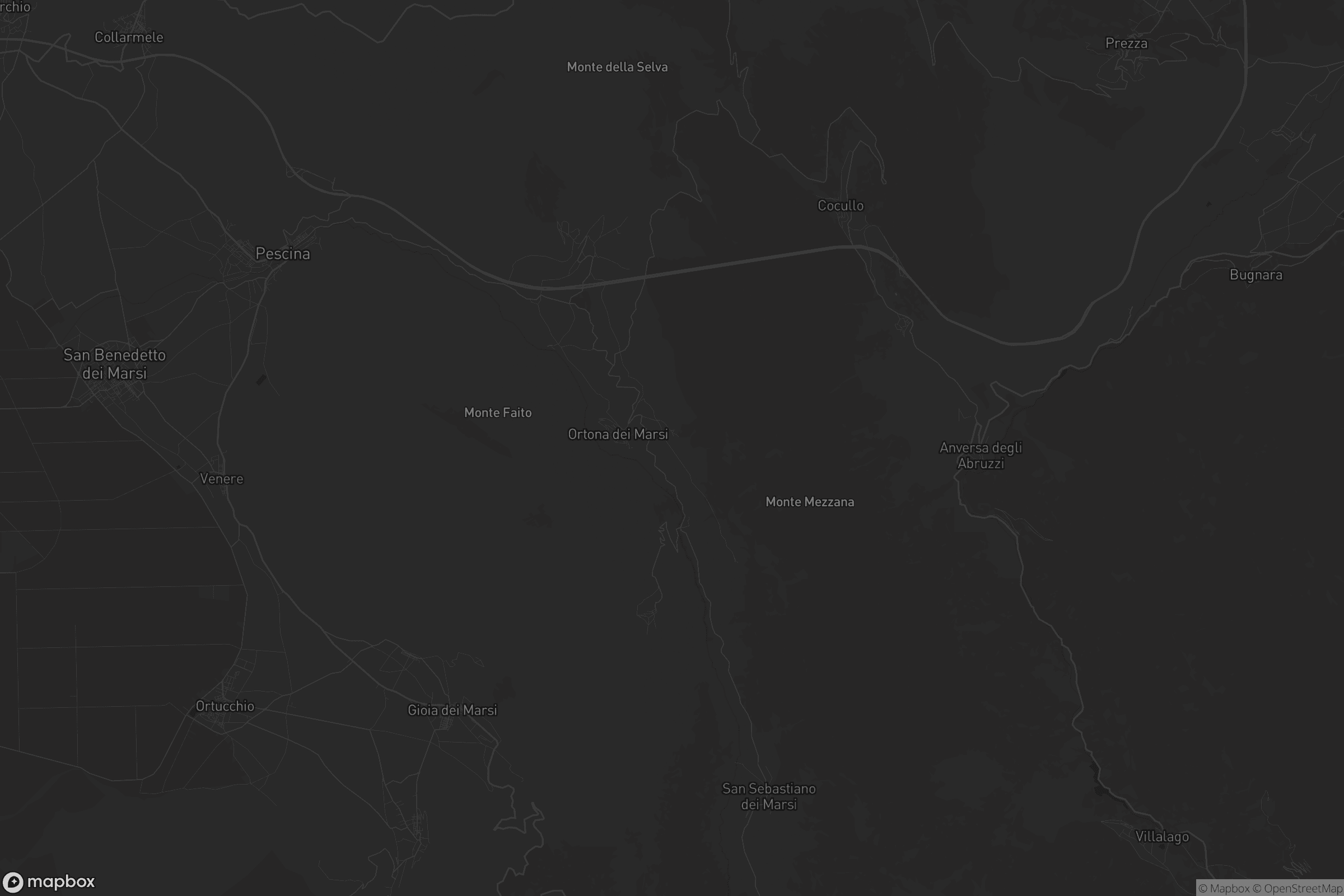 Mappa di Ortona dei Marsi