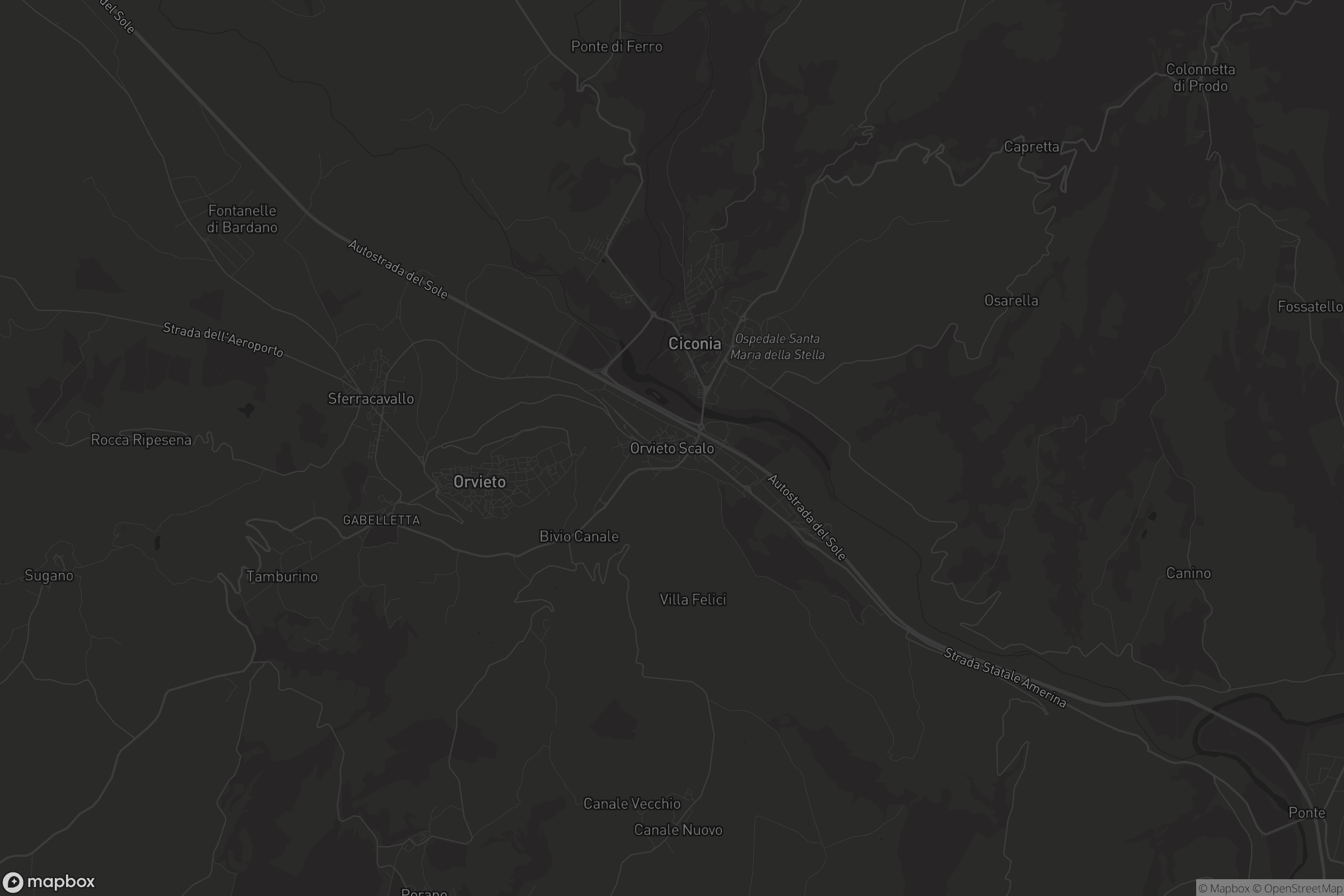 Mappa di Orvieto Scalo