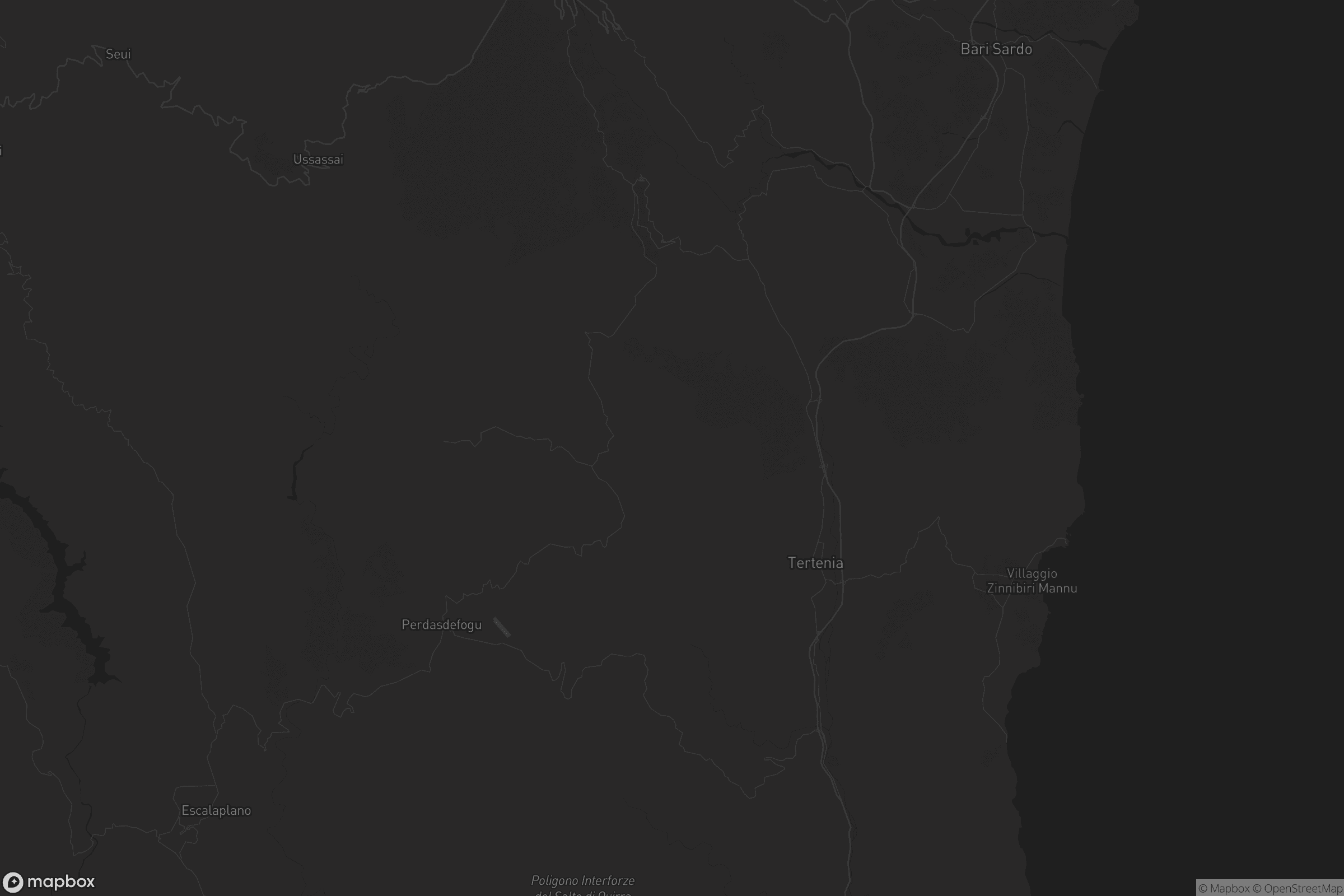 Mappa di Òsini/Osini