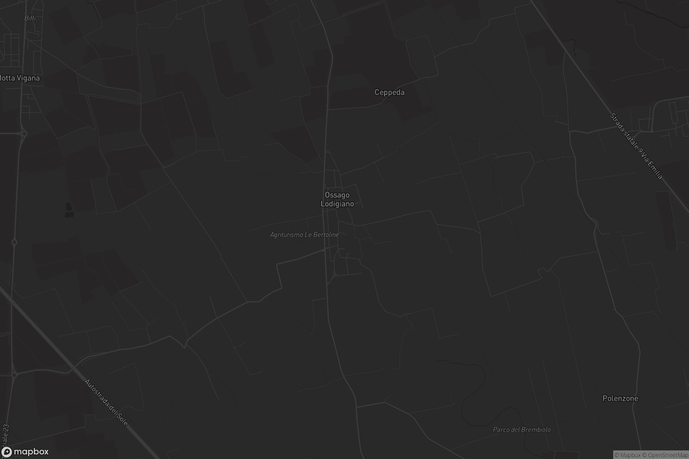 Mappa di Ossago Lodigiano