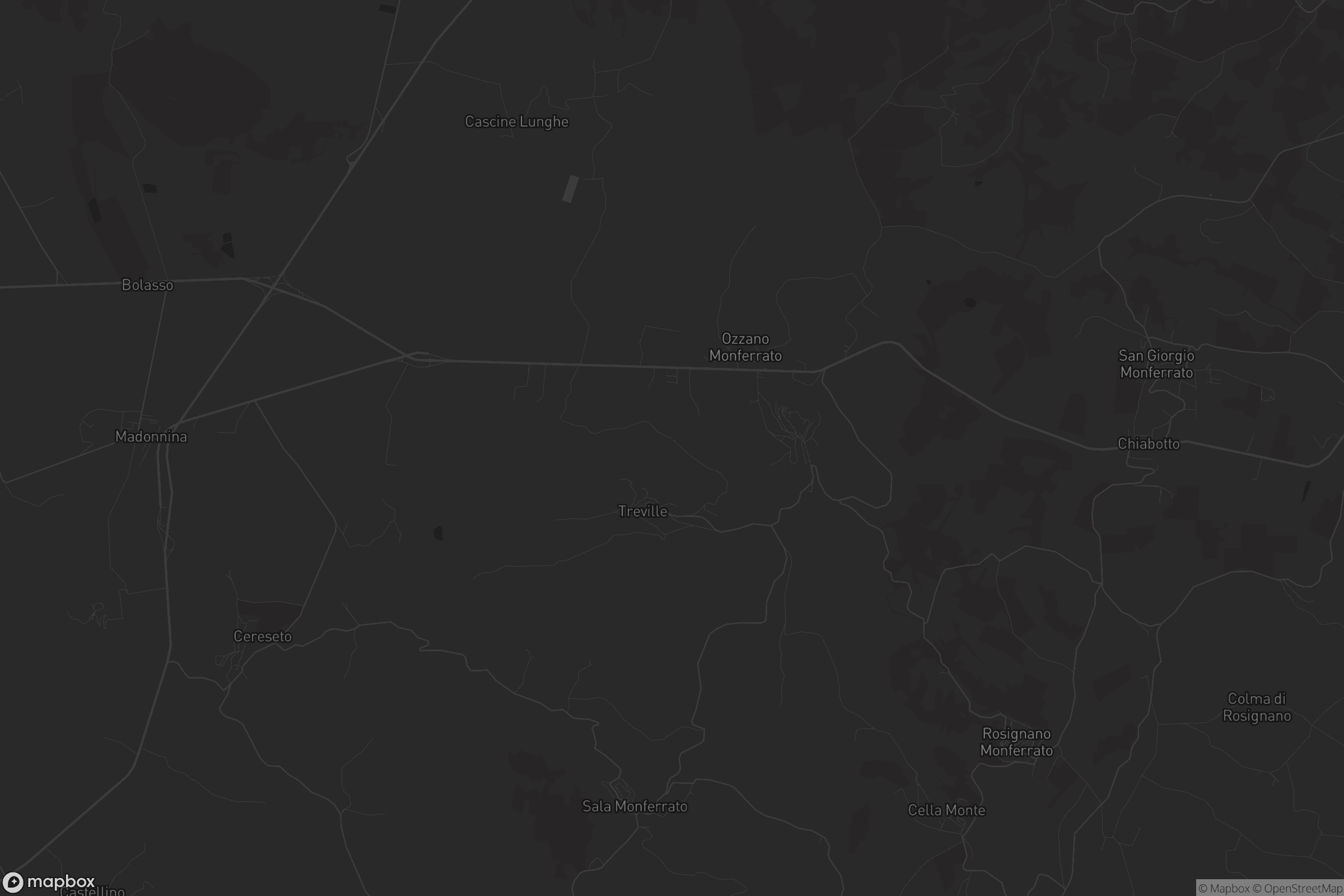 Mappa di Ozzano Monferrato