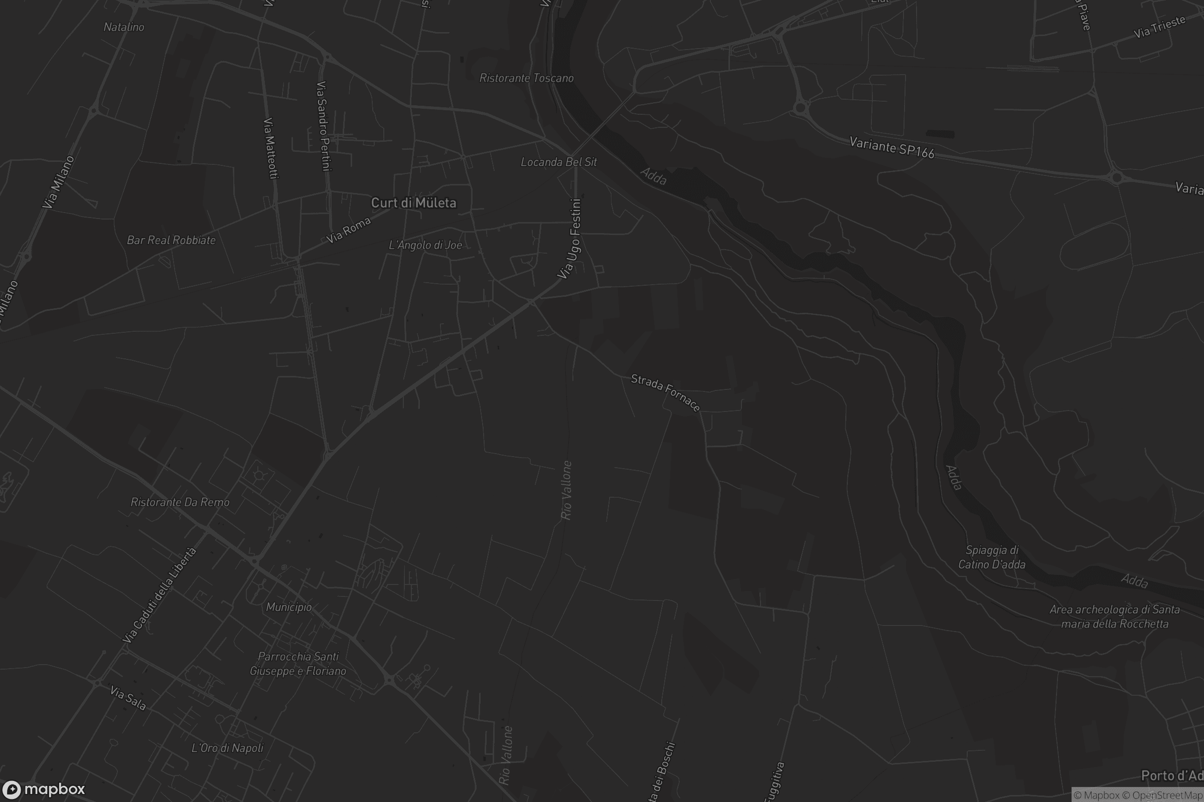 Mappa di Paderno d'Adda